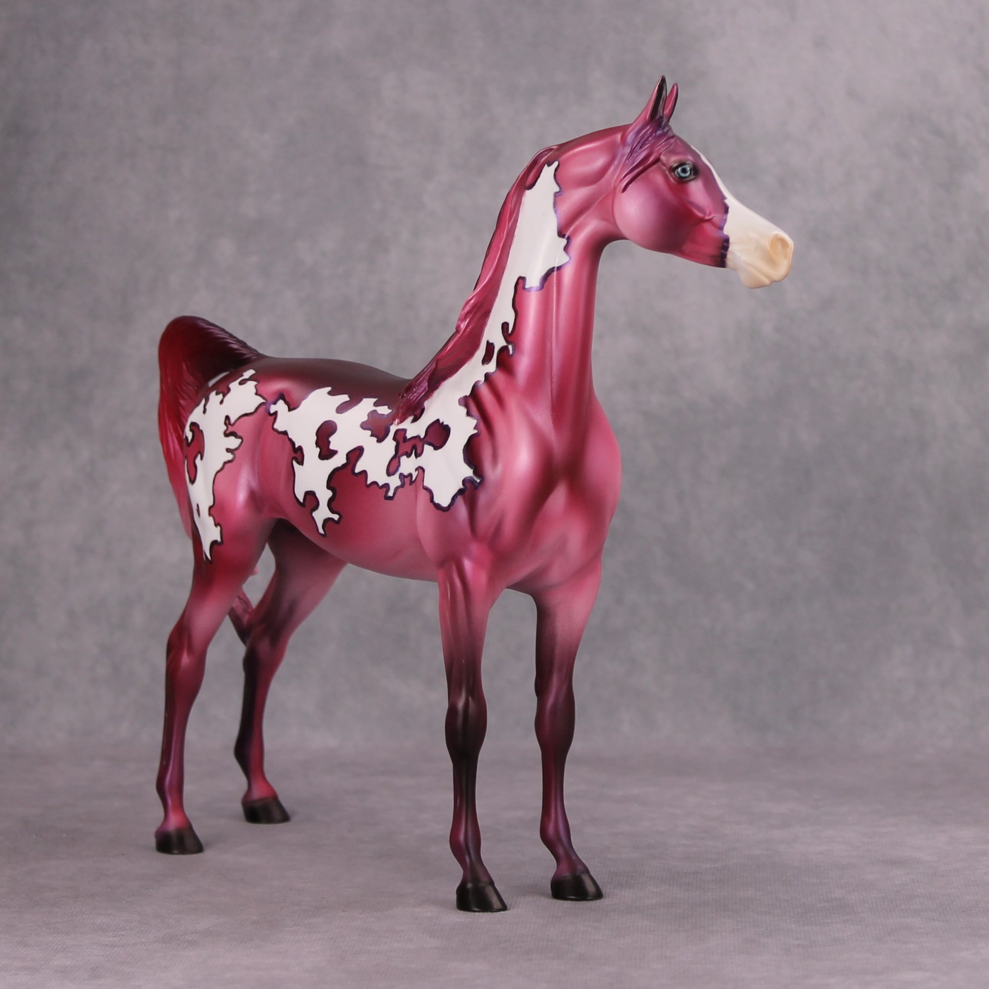 It Was Maroon OOAK Deco Maroon Arabian By Dawn Quick MM24