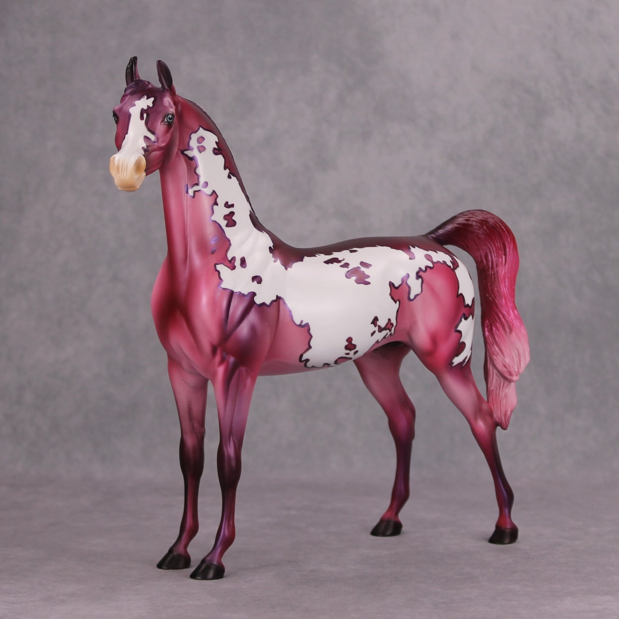 It Was Maroon OOAK Deco Maroon Arabian By Dawn Quick MM24