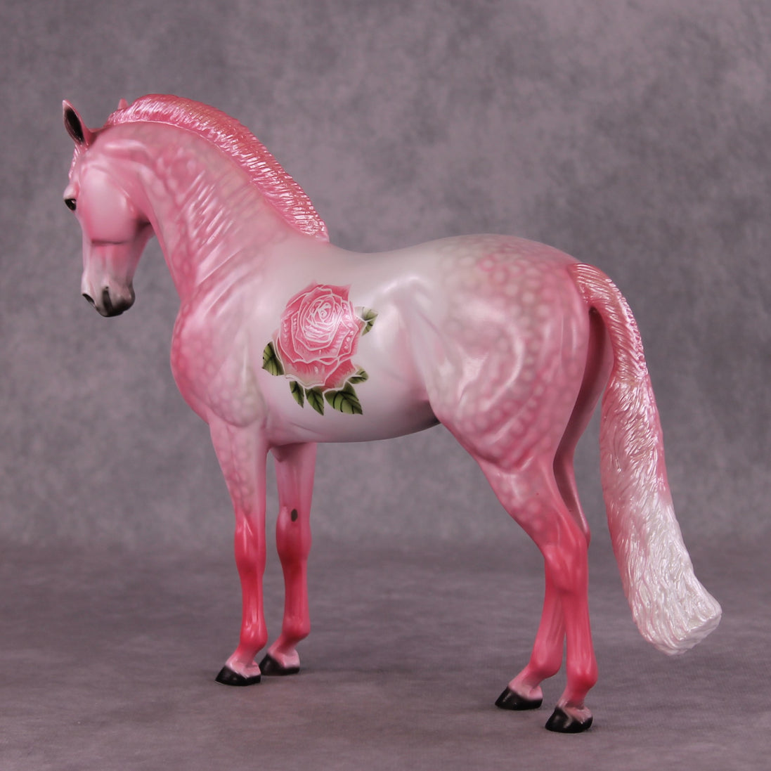 "Prized Petals" or "Among Rose Blossoms" FCM Andalusian By Dawn Quick June Flower Series FS25