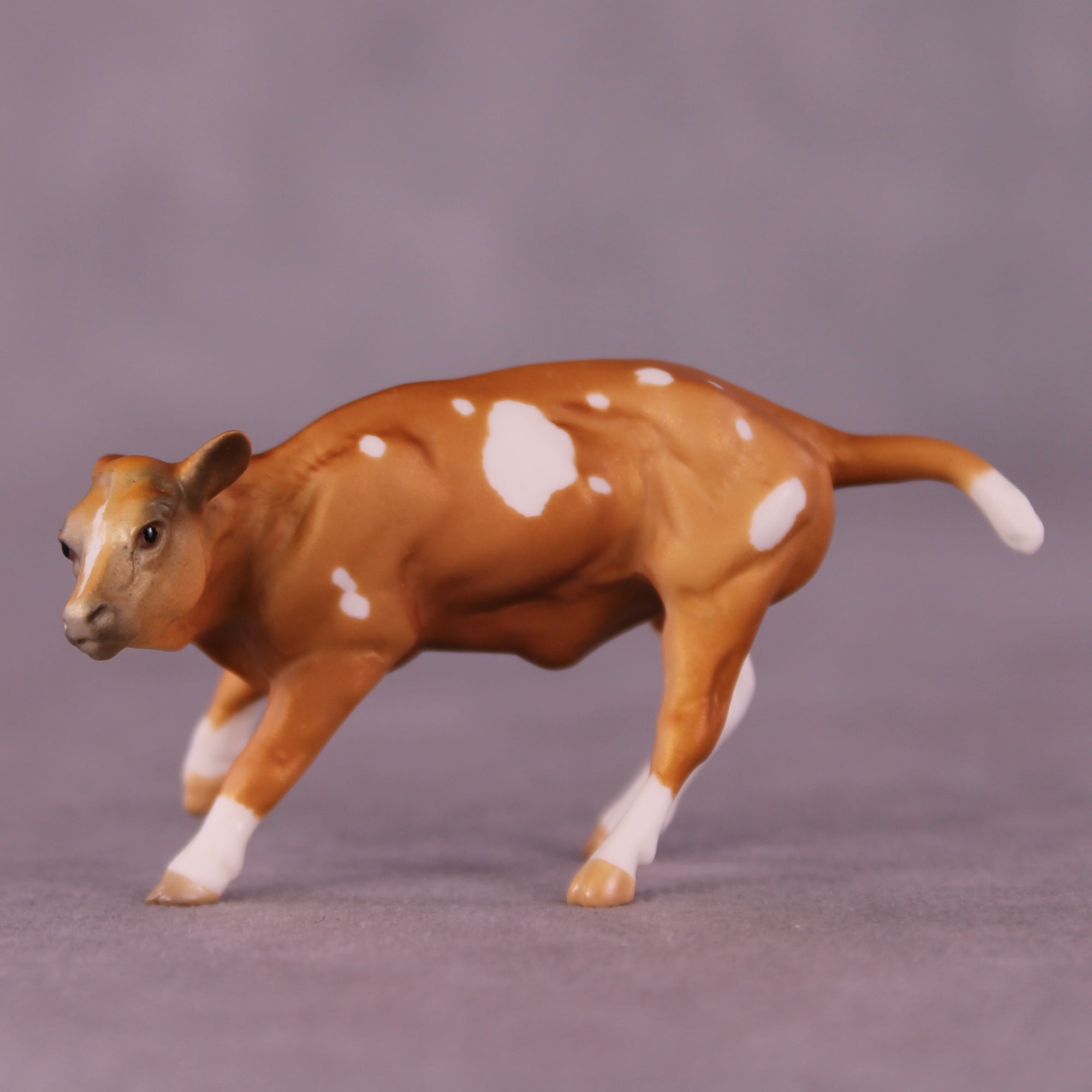 Curry OOAK Chip Cow by Anna Rieck Special Chip Drop
