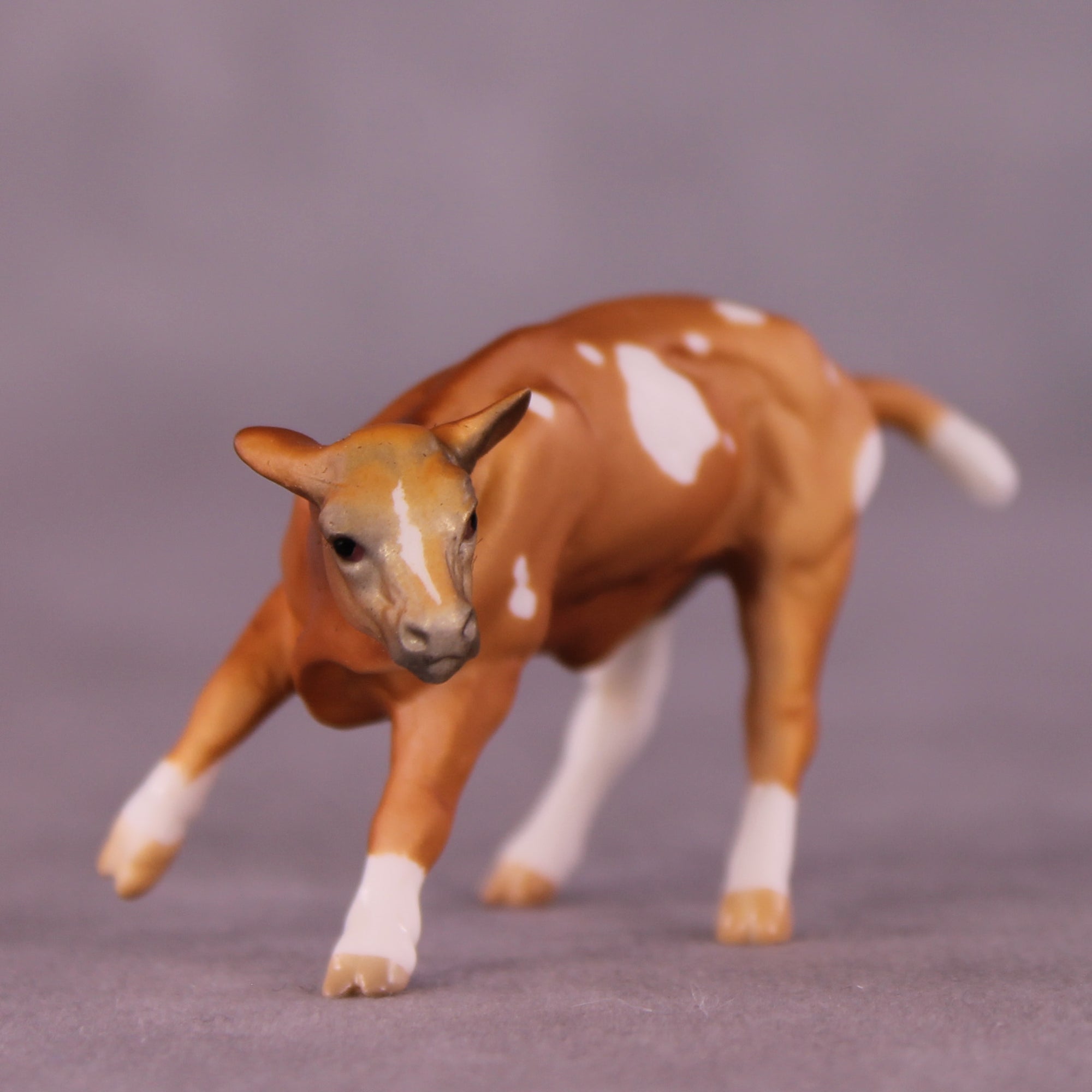 Curry OOAK Chip Cow by Anna Rieck Special Chip Drop