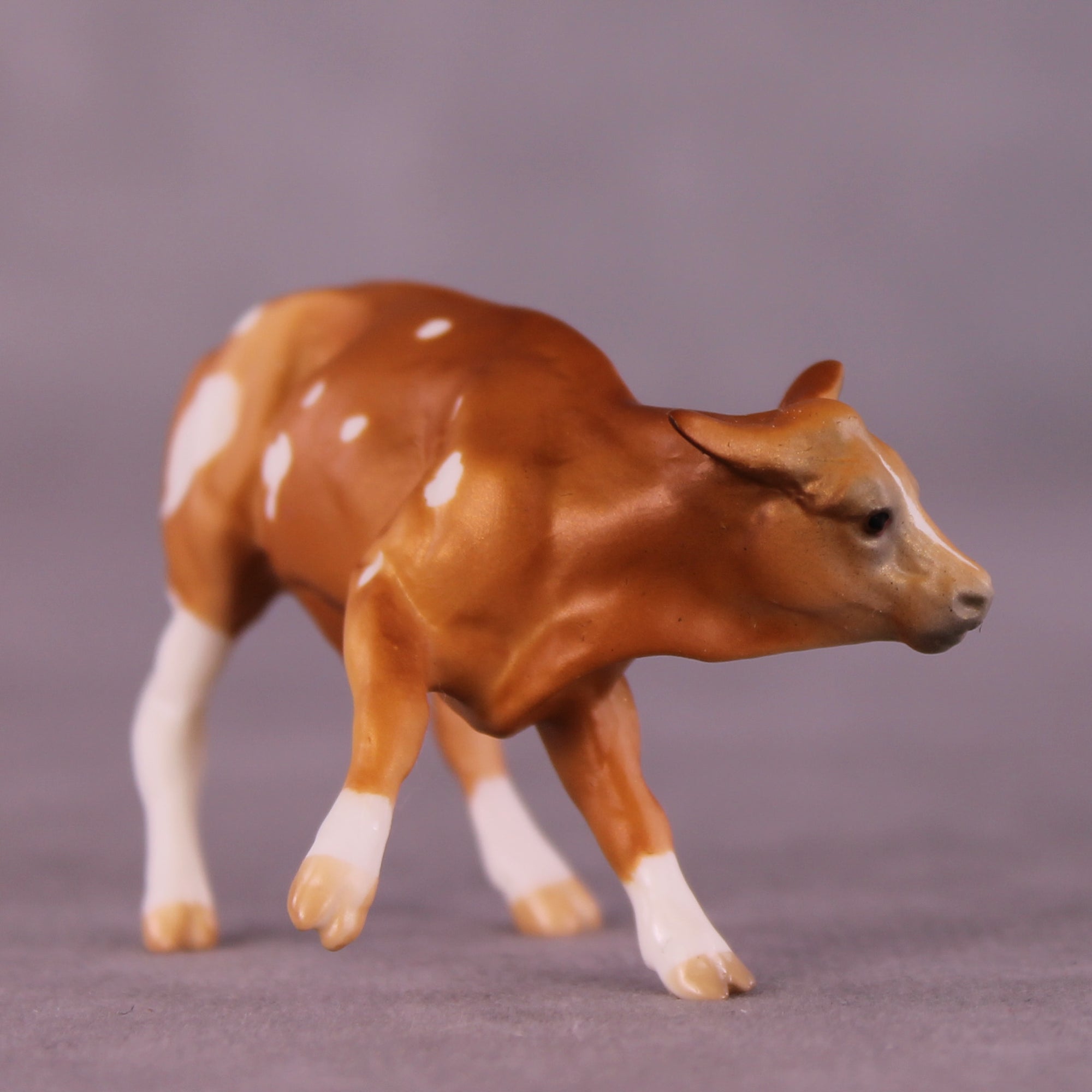 Curry OOAK Chip Cow by Anna Rieck Special Chip Drop