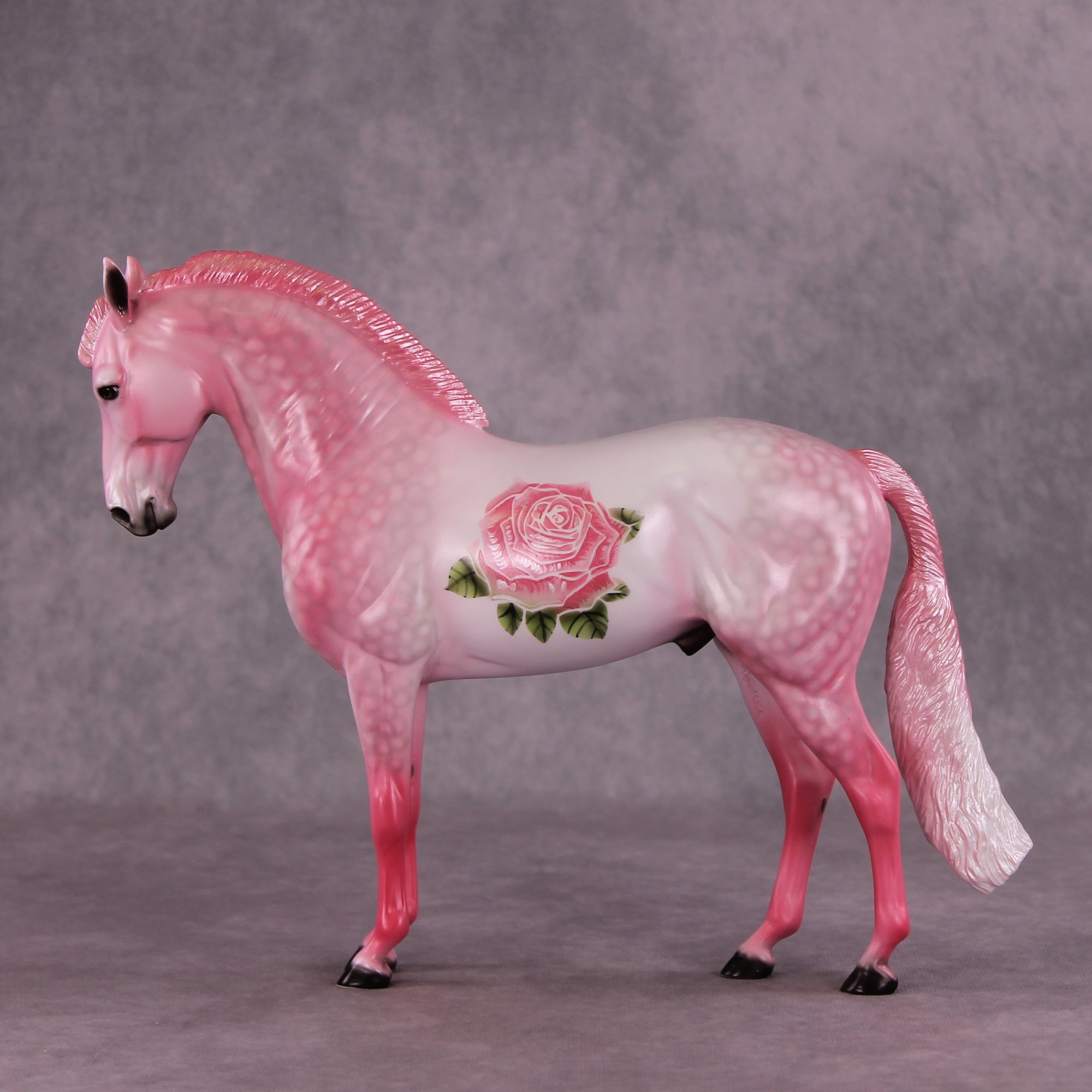 "Prized Petals" or "Among Rose Blossoms" FCM Andalusian By Dawn Quick June Flower Series FS25