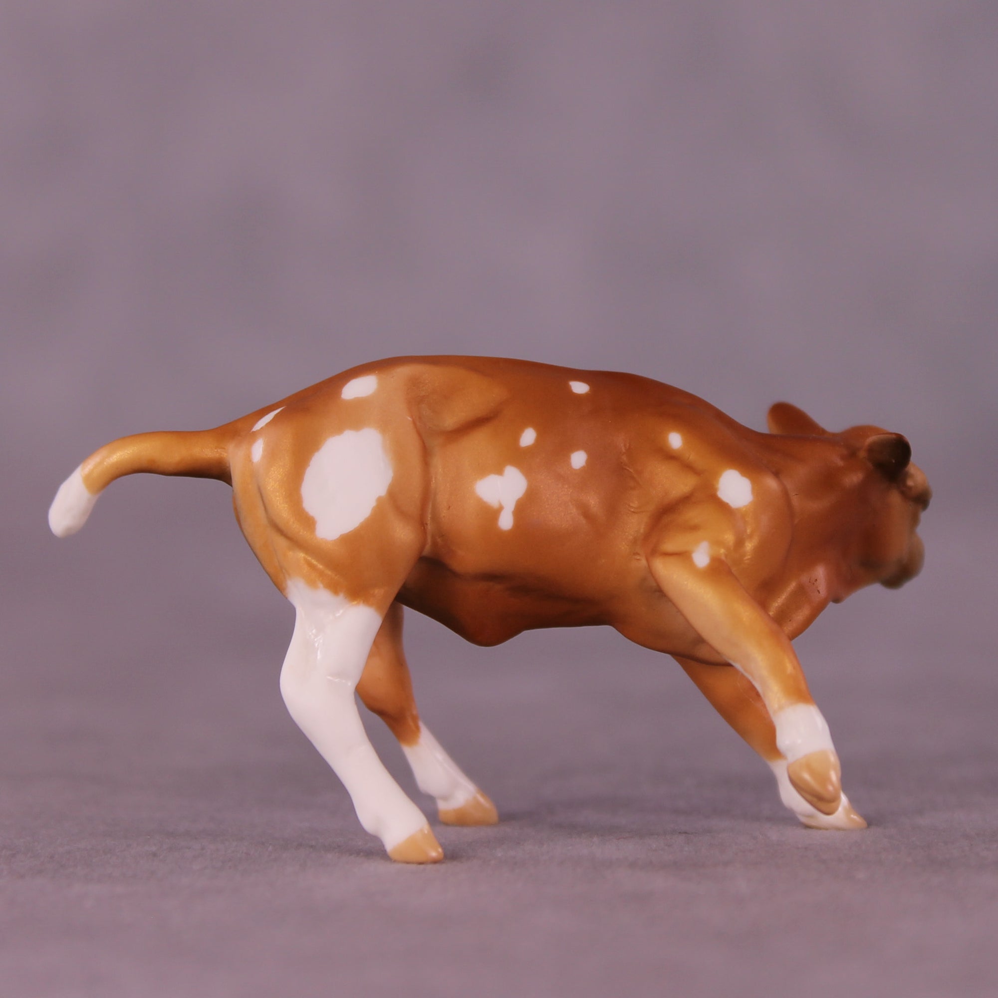 Curry OOAK Chip Cow by Anna Rieck Special Chip Drop