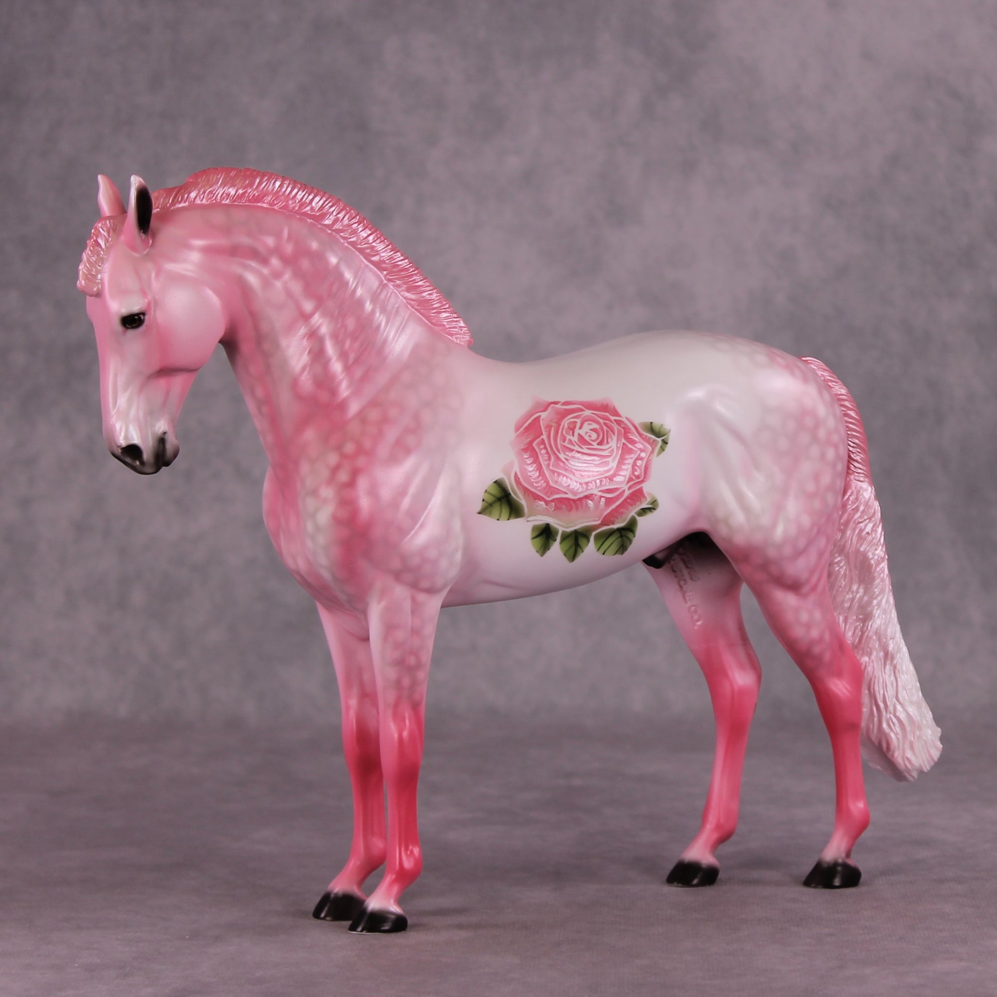"Prized Petals" or "Among Rose Blossoms" FCM Andalusian By Dawn Quick June Flower Series FS25