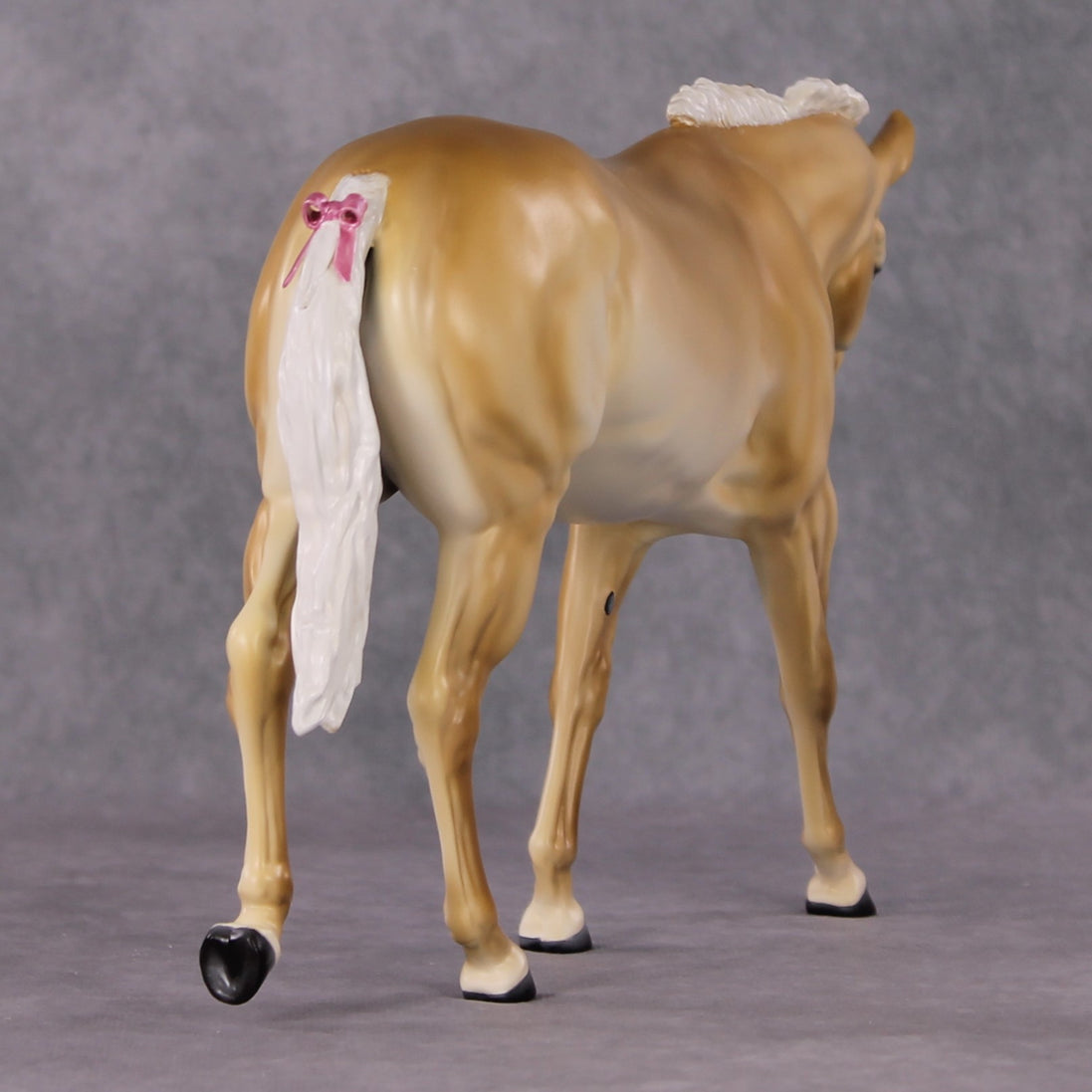 "Purdy In Bows" OOAK Custom Palomino Mule By Tiffany Purdy - GemStone Series