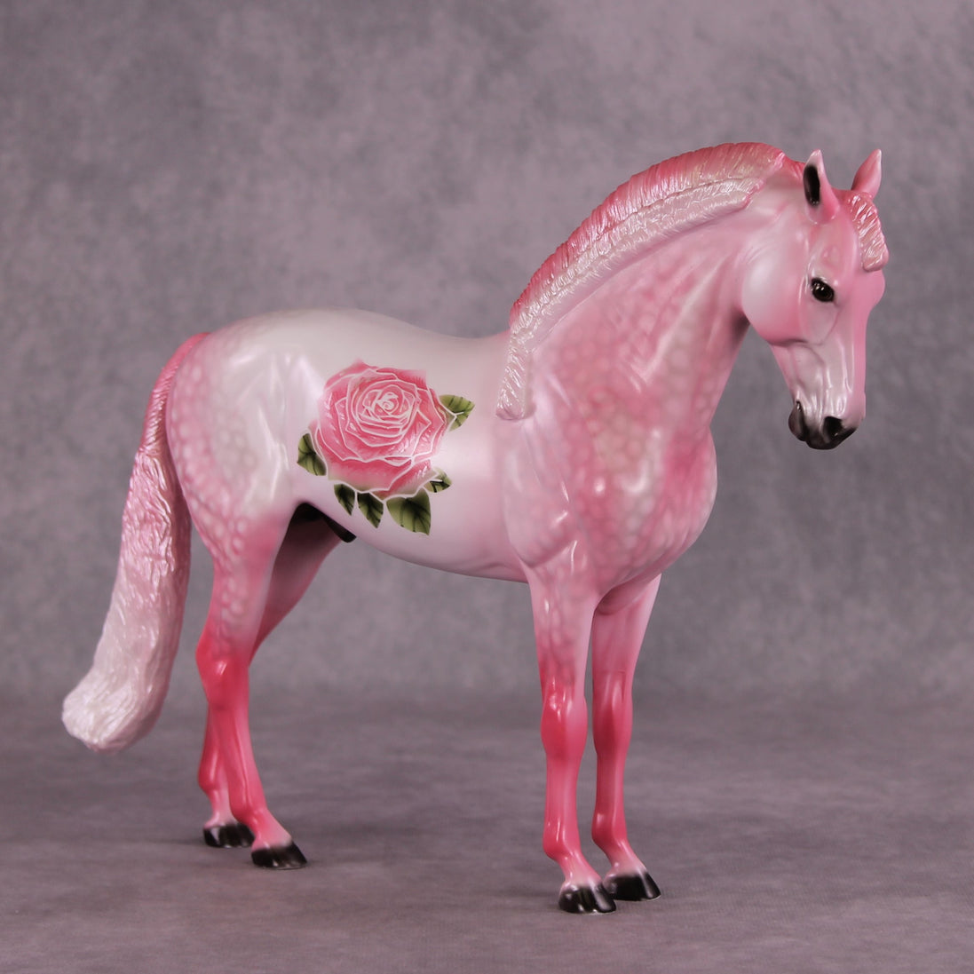 "Prized Petals" or "Among Rose Blossoms" FCM Andalusian By Dawn Quick June Flower Series FS25