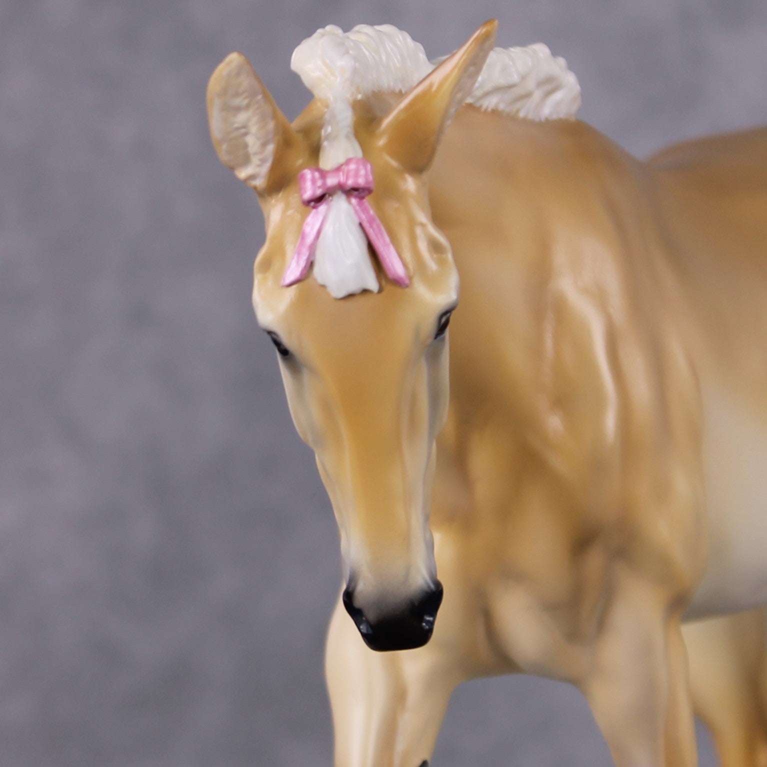 "Purdy In Bows" OOAK Custom Palomino Mule By Tiffany Purdy - GemStone Series