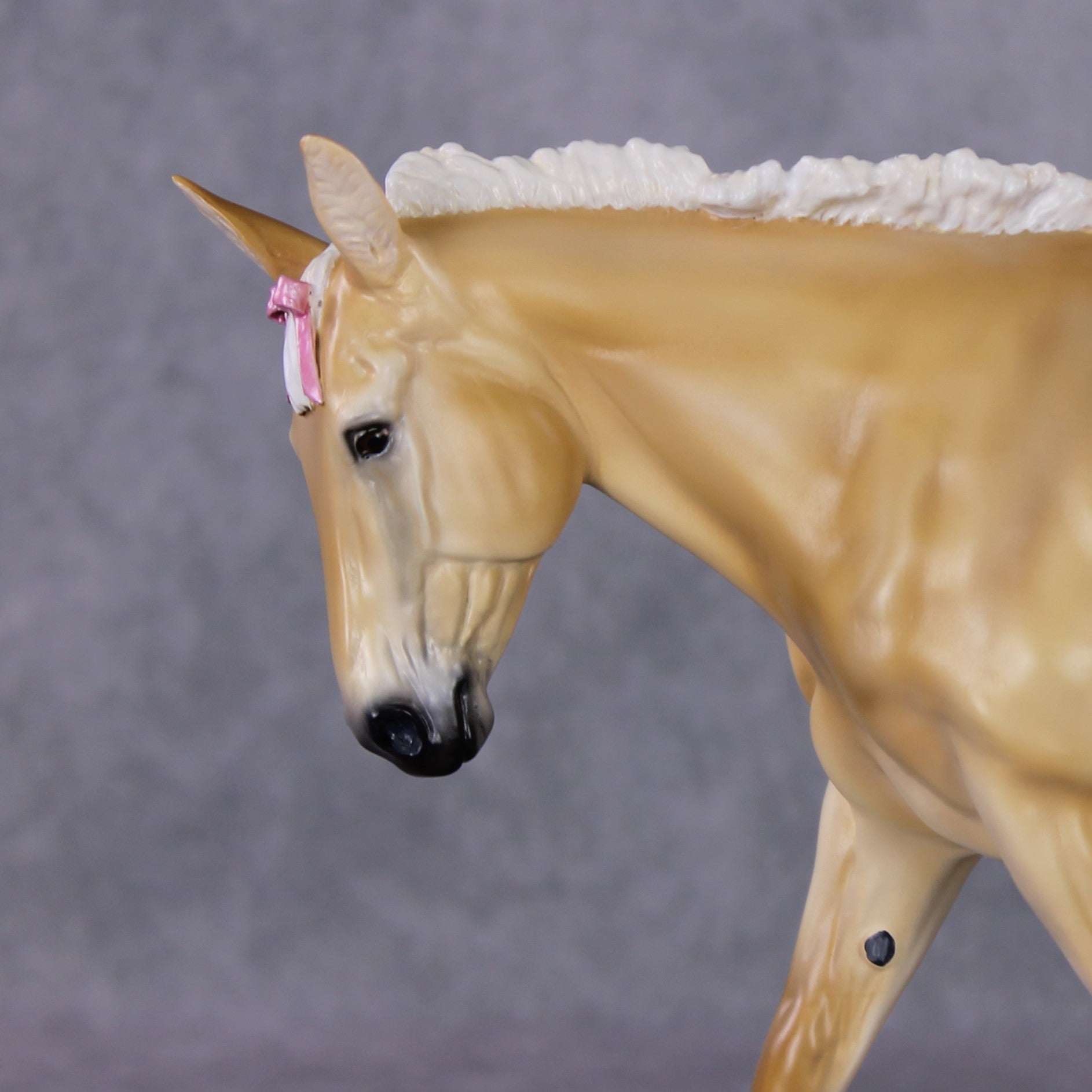 "Purdy In Bows" OOAK Custom Palomino Mule By Tiffany Purdy - GemStone Series