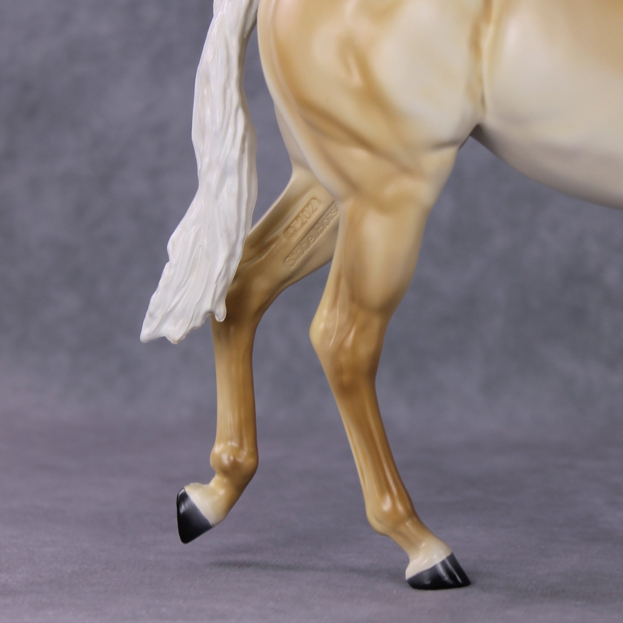 "Purdy In Bows" OOAK Custom Palomino Mule By Tiffany Purdy - GemStone Series