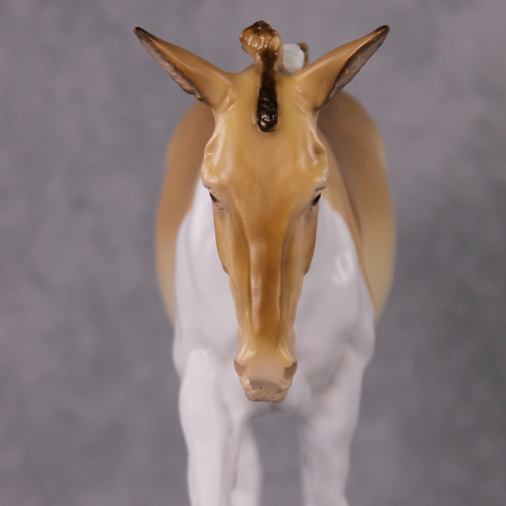 "Purdy Toasted" OOAK Custom Amber Champagne Tobiano Mule By Tiffany Purdy - GemStone Series