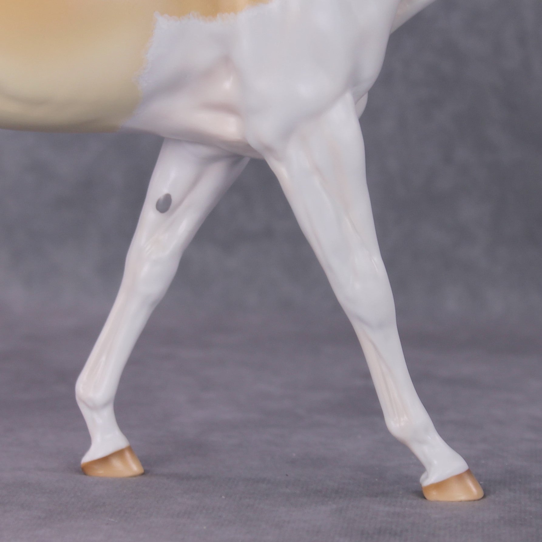 "Purdy Toasted" OOAK Custom Amber Champagne Tobiano Mule By Tiffany Purdy - GemStone Series