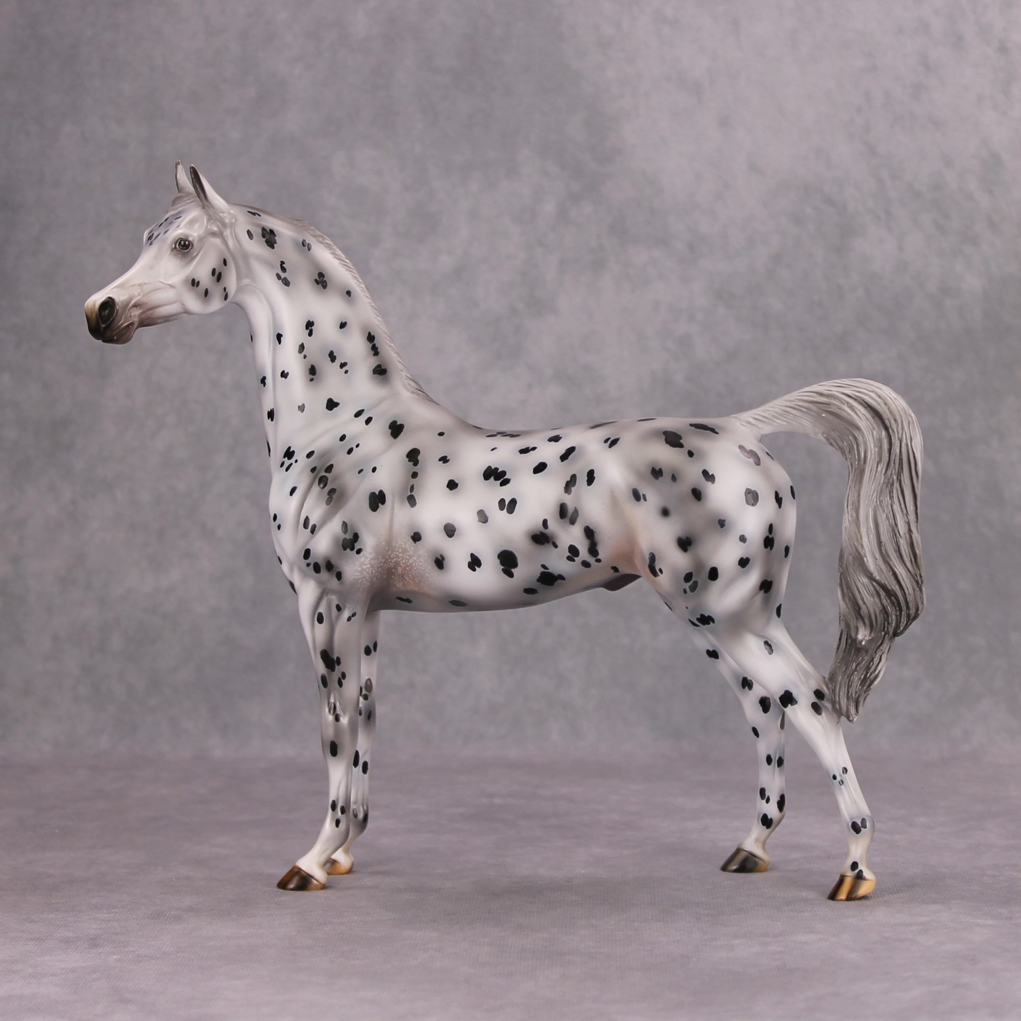 Katts Meow OOAK Black Leopard Appy Arabian By Al Katt MM24