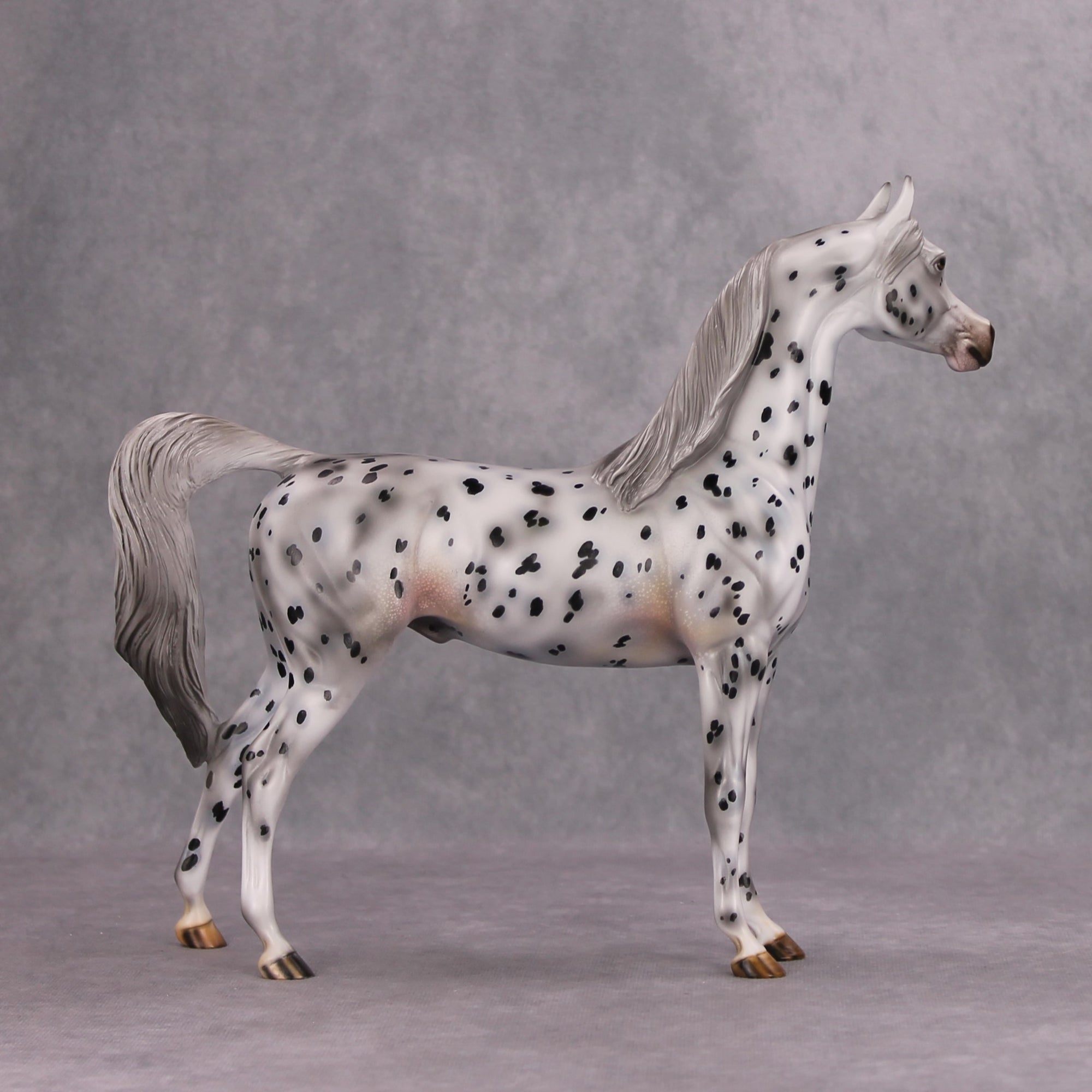 Katts Meow OOAK Black Leopard Appy Arabian By Al Katt MM24