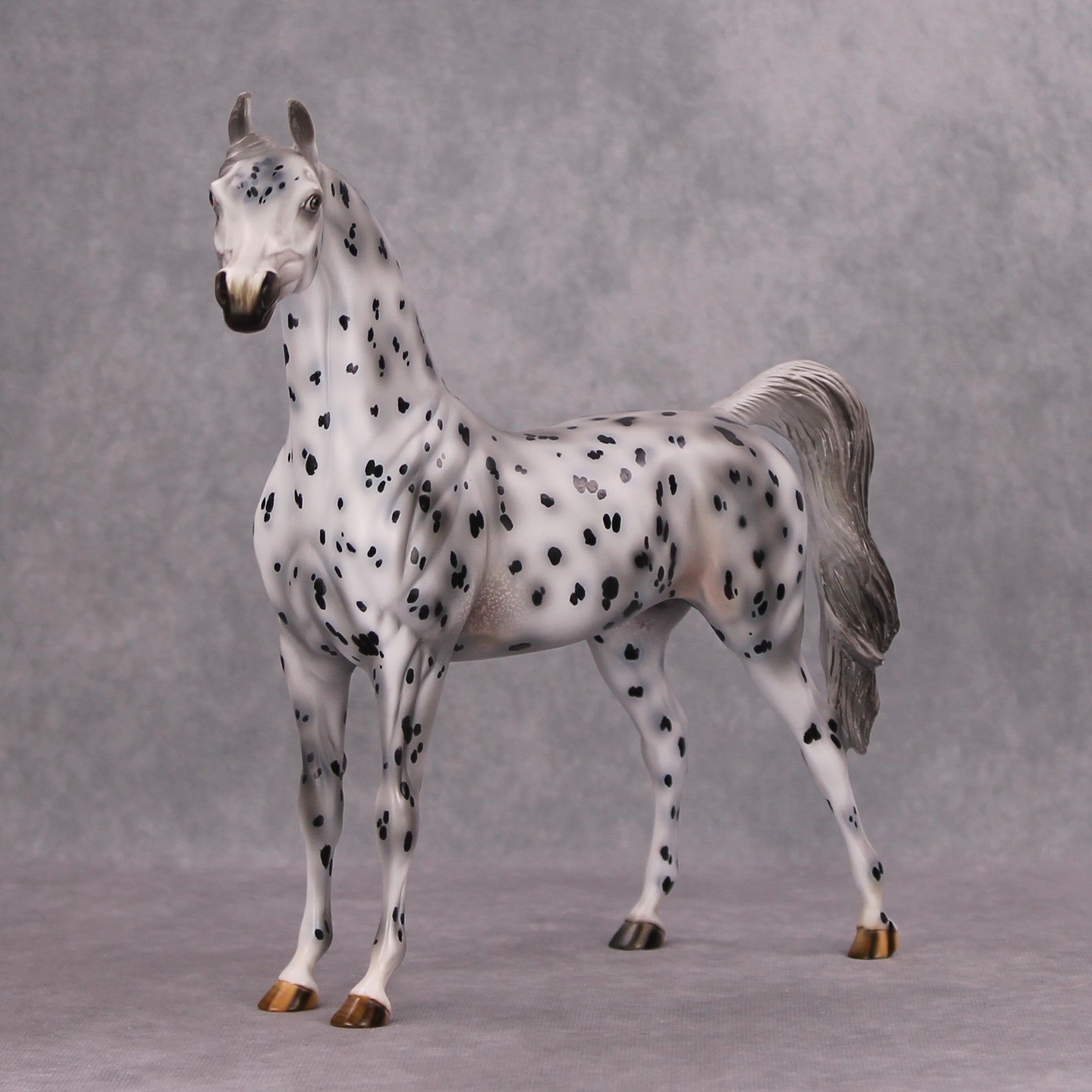 Katts Meow OOAK Black Leopard Appy Arabian By Al Katt MM24