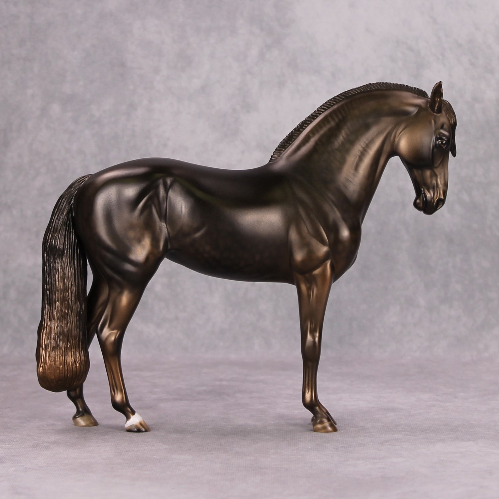 Espresso Martini OOAK Dappled Dark Chestnut Andalusian By Julie Keim MM24