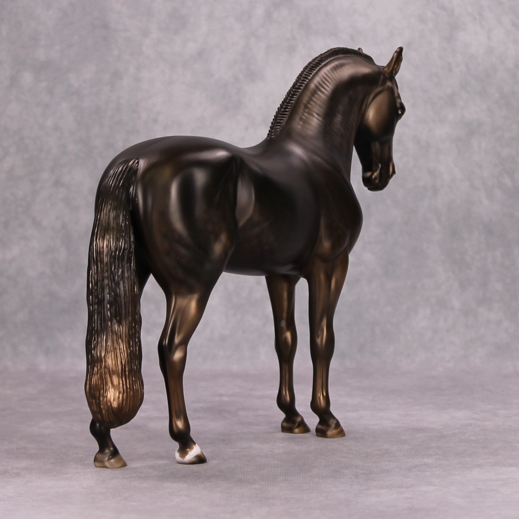 Espresso Martini OOAK Dappled Dark Chestnut Andalusian By Julie Keim MM24