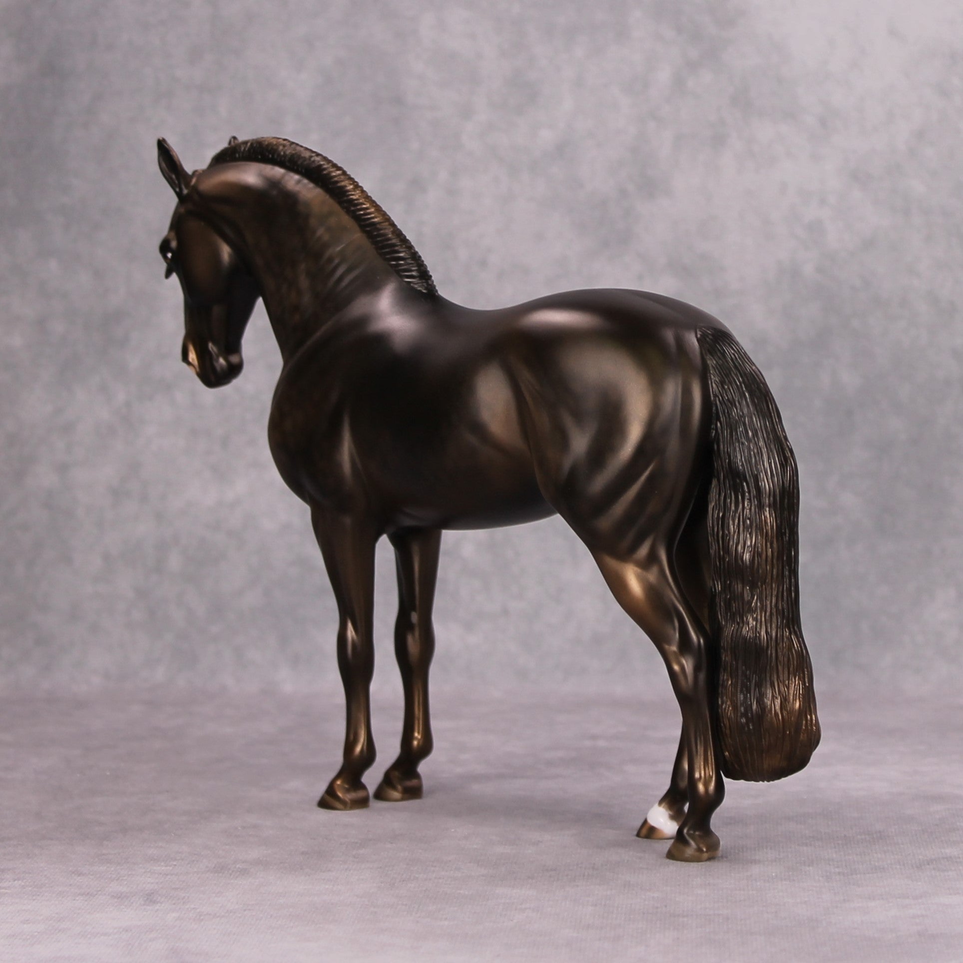 Espresso Martini OOAK Dappled Dark Chestnut Andalusian By Julie Keim MM24