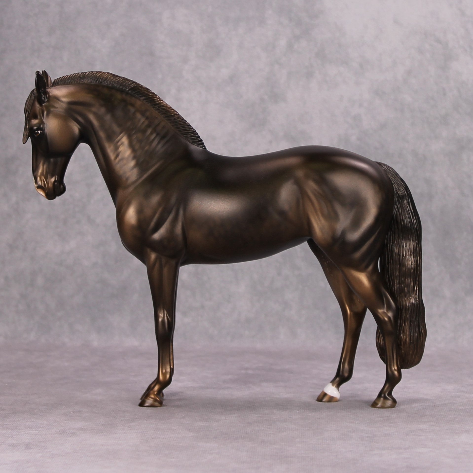 Espresso Martini OOAK Dappled Dark Chestnut Andalusian By Julie Keim MM24