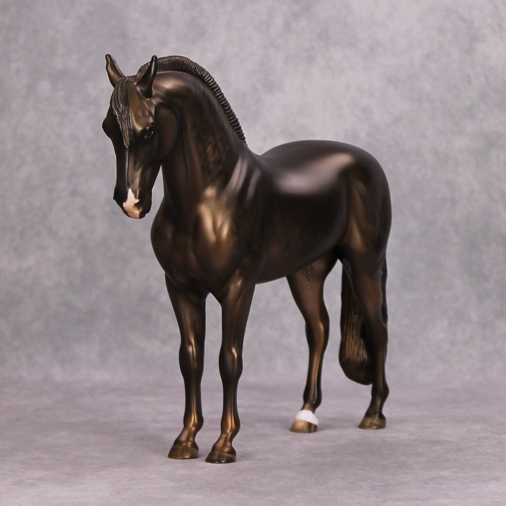 Espresso Martini OOAK Dappled Dark Chestnut Andalusian By Julie Keim MM24