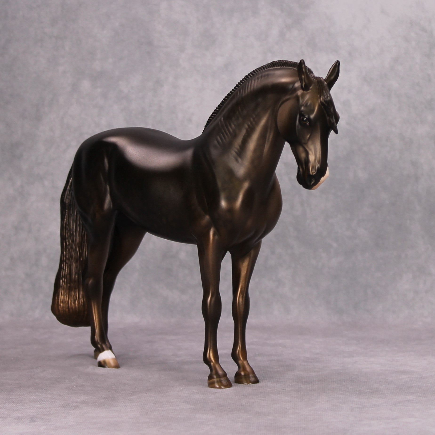 Espresso Martini OOAK Dappled Dark Chestnut Andalusian By Julie Keim MM24