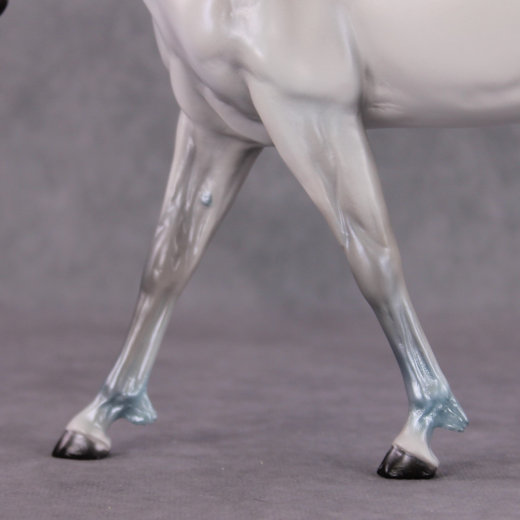 "The Last Mulicorn" OOAK Custom Blue Pearl Unicorn Mule By Tiffany Purdy - GemStone Series