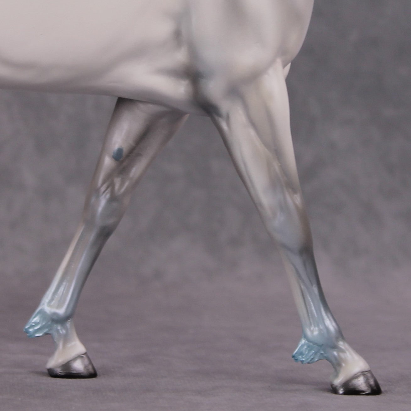 "The Last Mulicorn" OOAK Custom Blue Pearl Unicorn Mule By Tiffany Purdy - GemStone Series