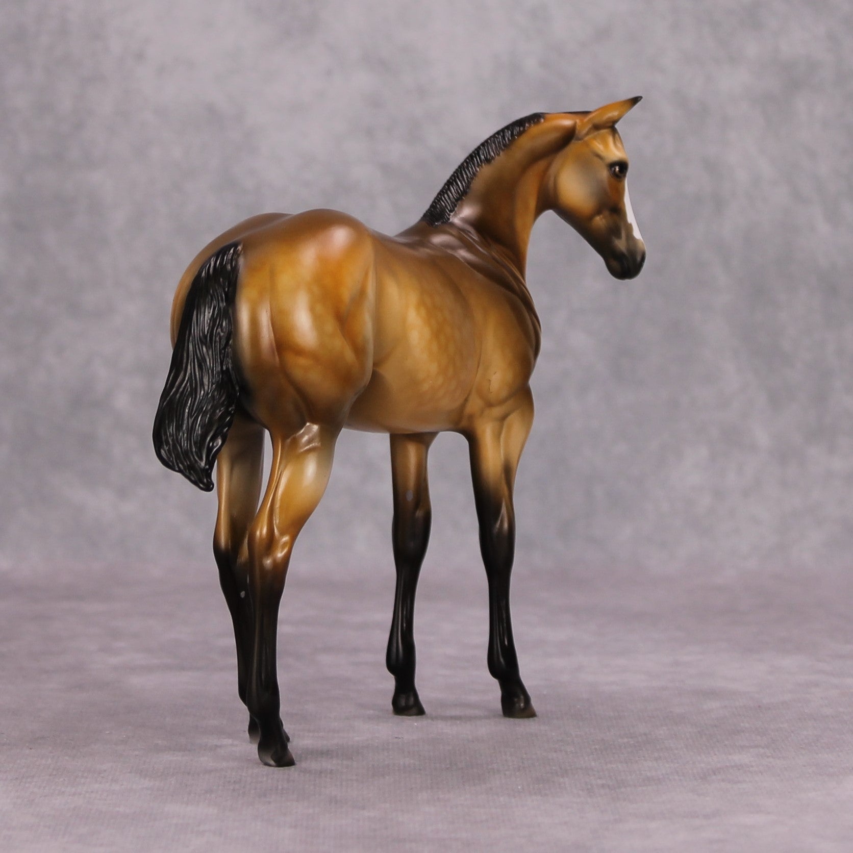 Dun Take A Nap OOAK Dappled Buckskin Weanling By Dawn Quick MM24