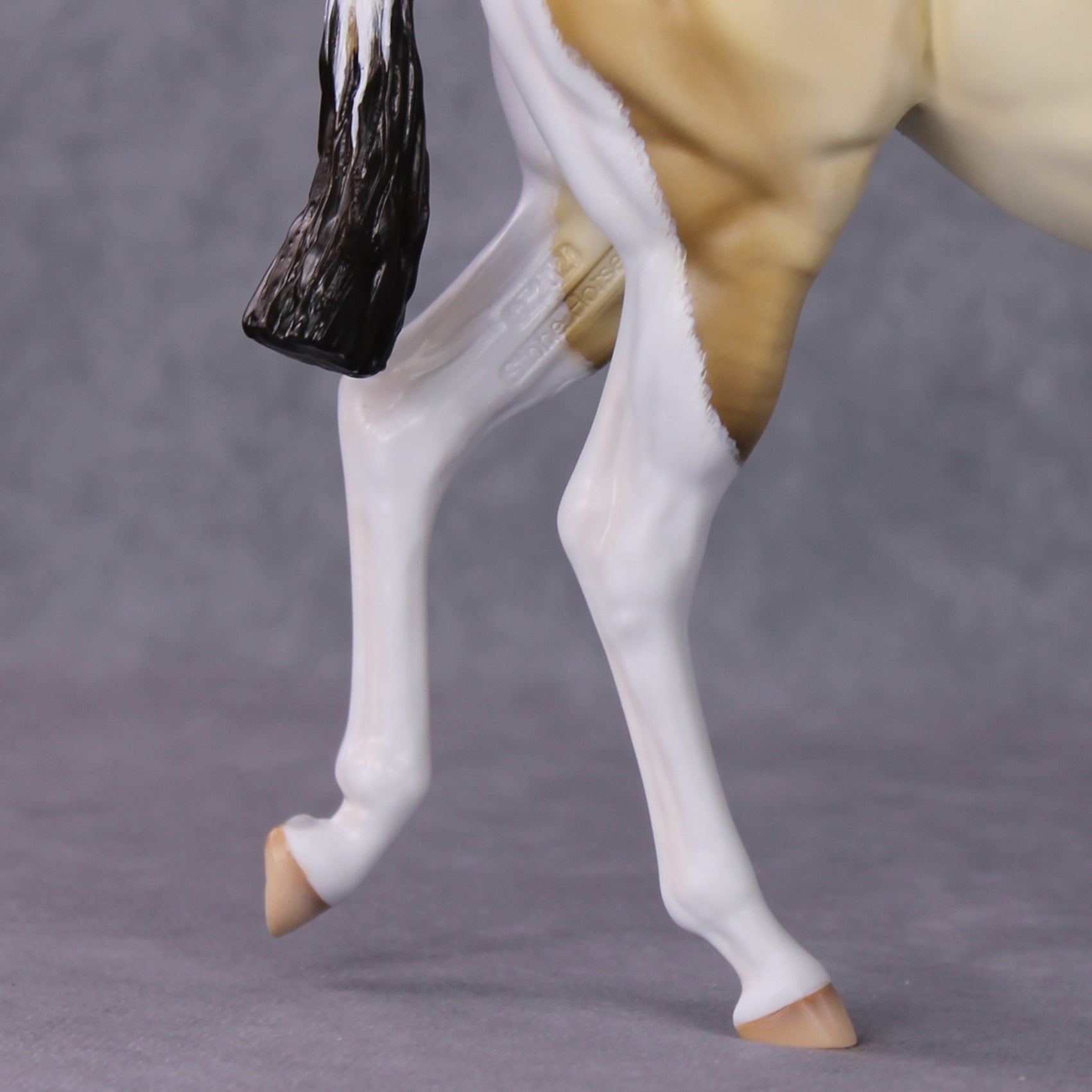 "Workin Purdy Dun" OOAK Custom Golden Dun Pinto Mule By Tiffany Purdy - GemStone Series