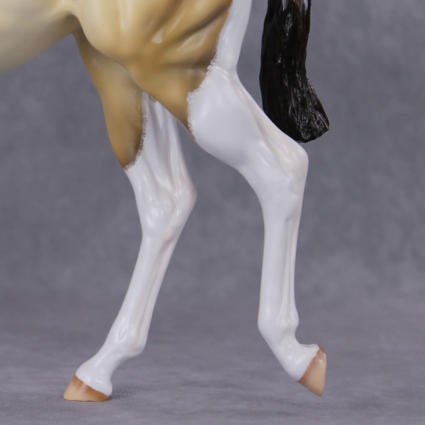 "Workin Purdy Dun" OOAK Custom Golden Dun Pinto Mule By Tiffany Purdy - GemStone Series