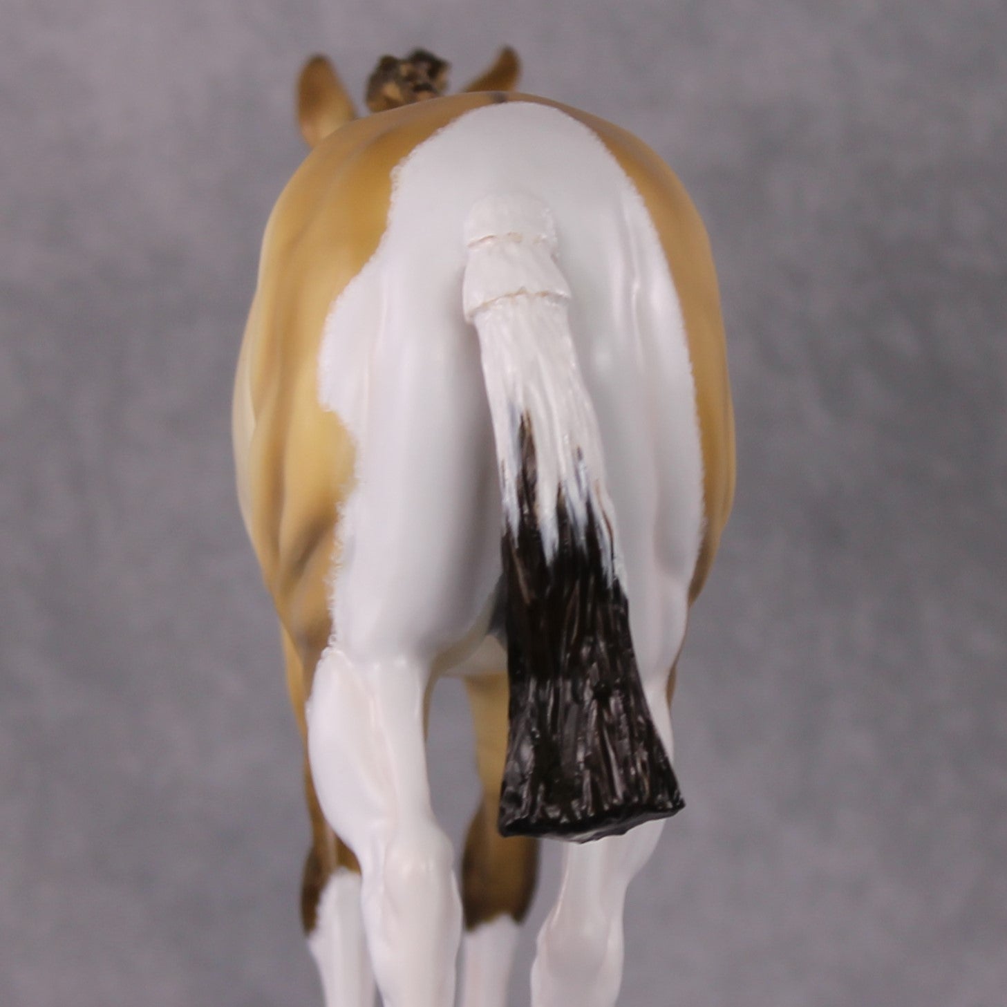 "Workin Purdy Dun" OOAK Custom Golden Dun Pinto Mule By Tiffany Purdy - GemStone Series