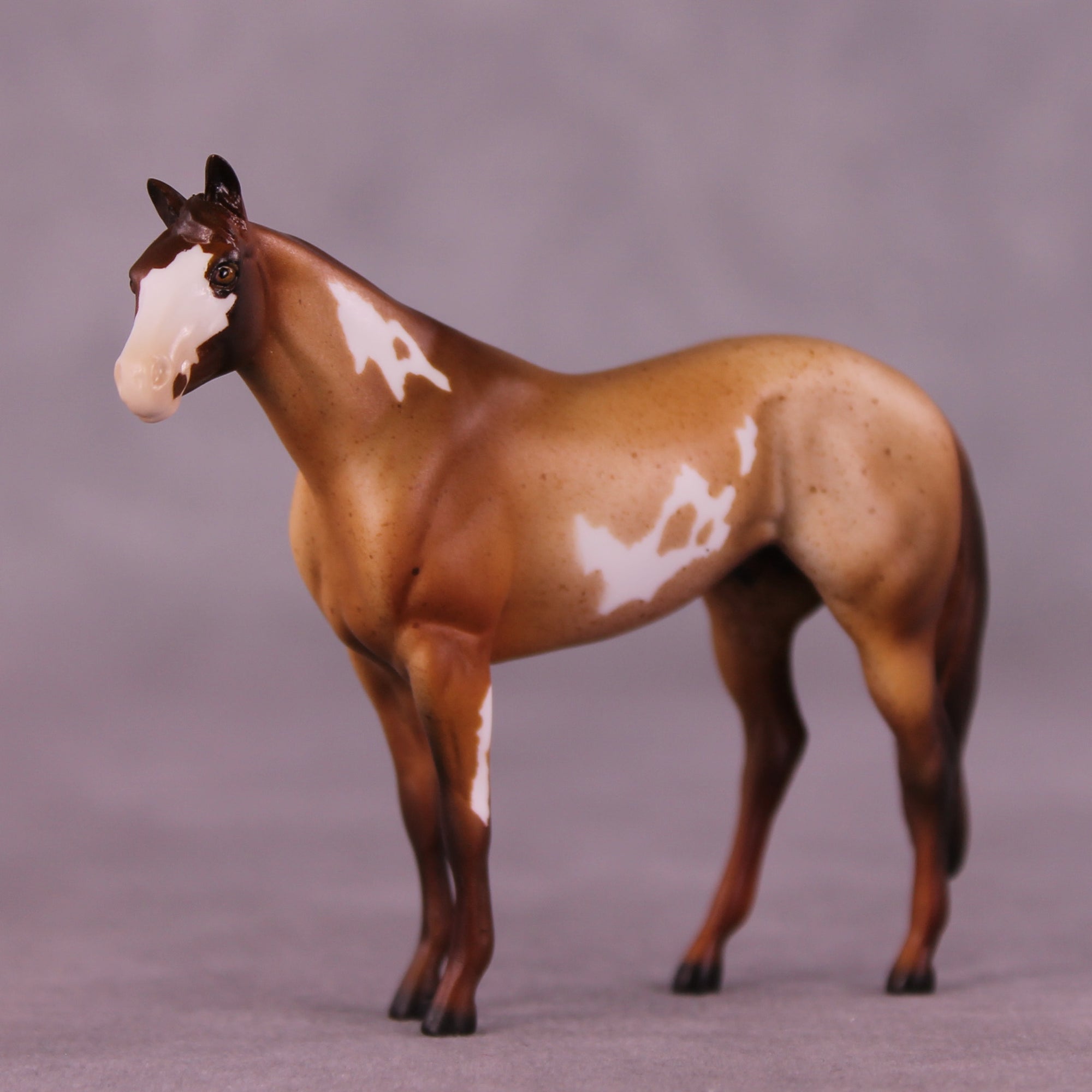 Polk OOAK Chip Stock Horse by Julie Keim Special Chip Drop