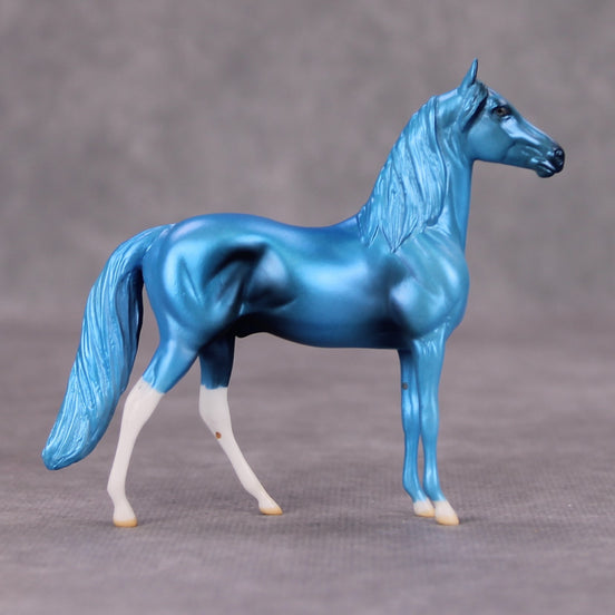 Bluecifer OOAK Deco Blue Morgan Chip By Jamie Adamson MM24