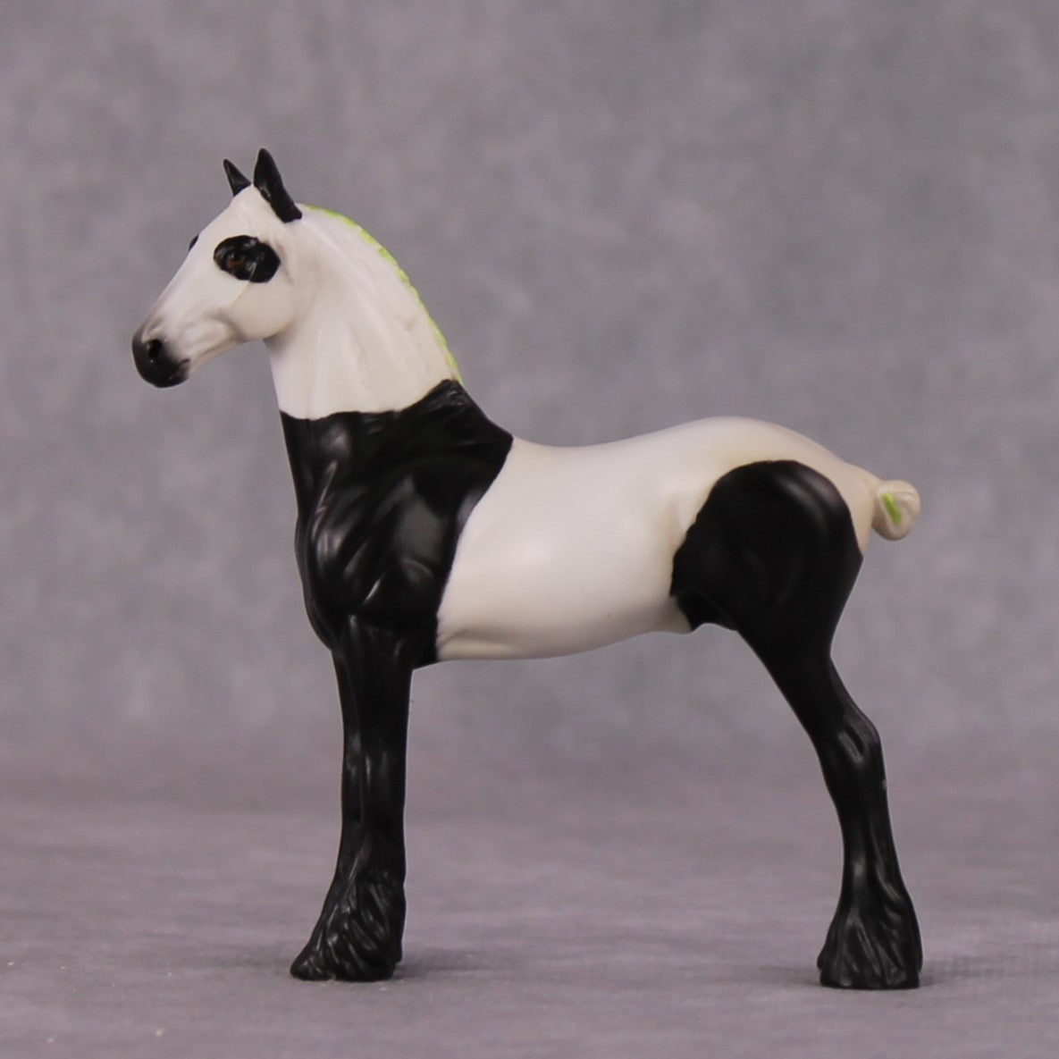 "Bamboo" LE-3 Giant Panda Inspired Draft Pony Chip By Jess Hamill - 2025 The Menagerie Series MS25