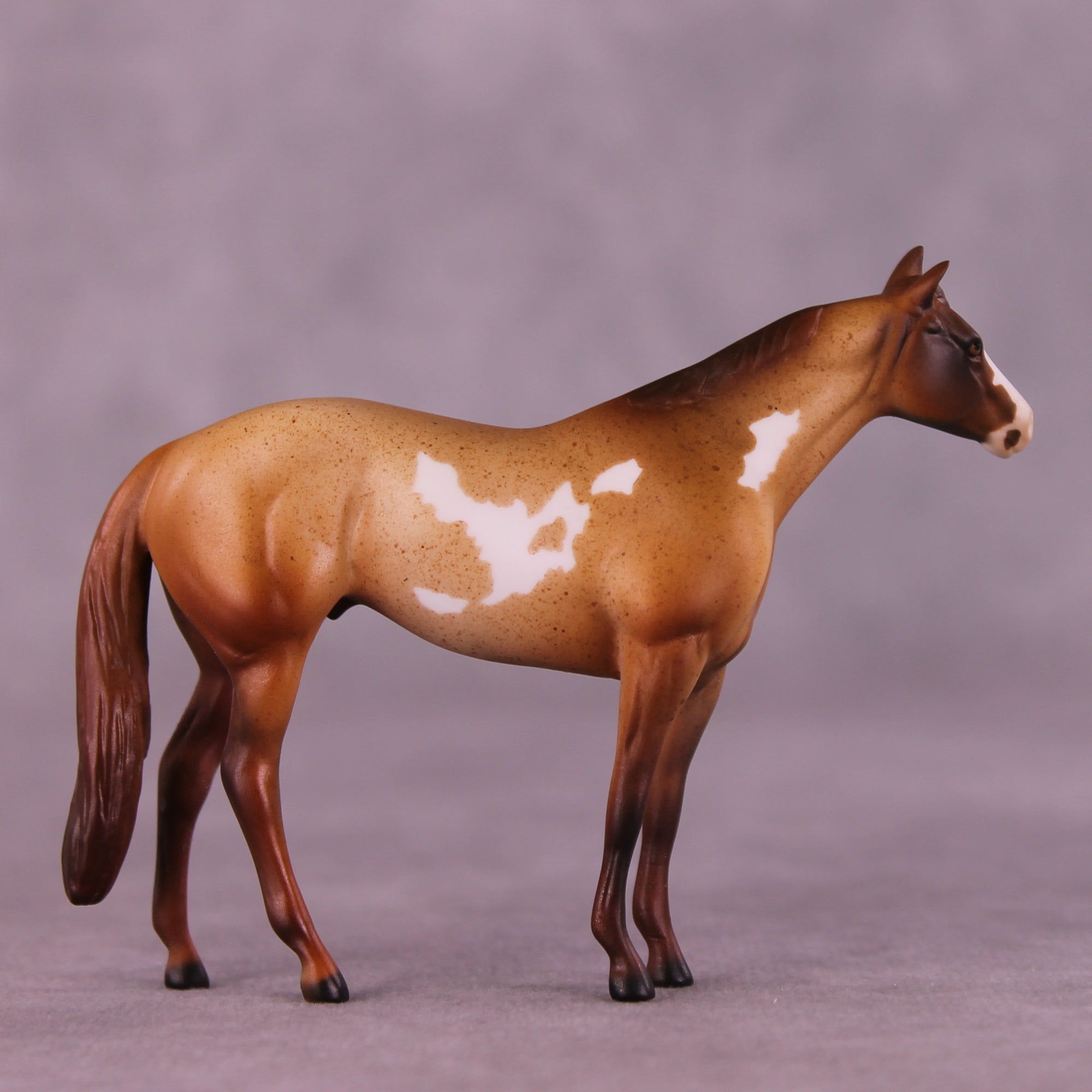 Polk OOAK Chip Stock Horse by Julie Keim Special Chip Drop