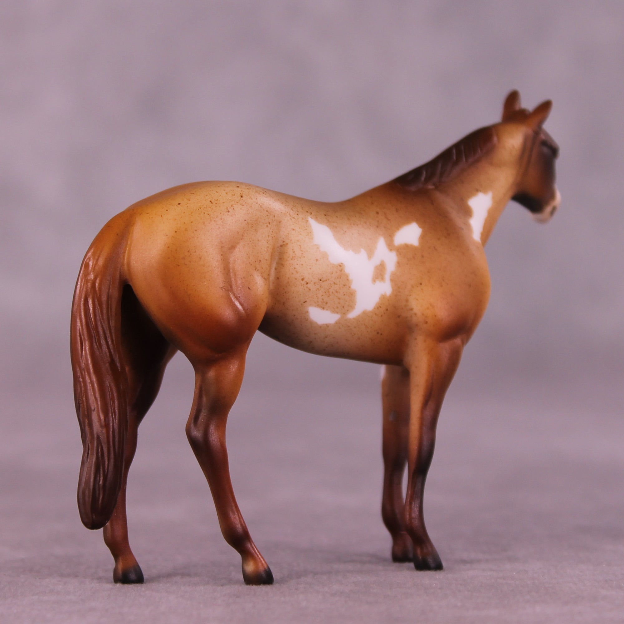 Polk OOAK Chip Stock Horse by Julie Keim Special Chip Drop