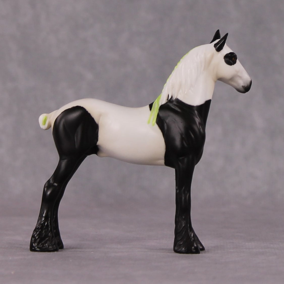 "Bamboo" LE-3 Giant Panda Inspired Draft Pony Chip By Jess Hamill - 2025 The Menagerie Series MS25
