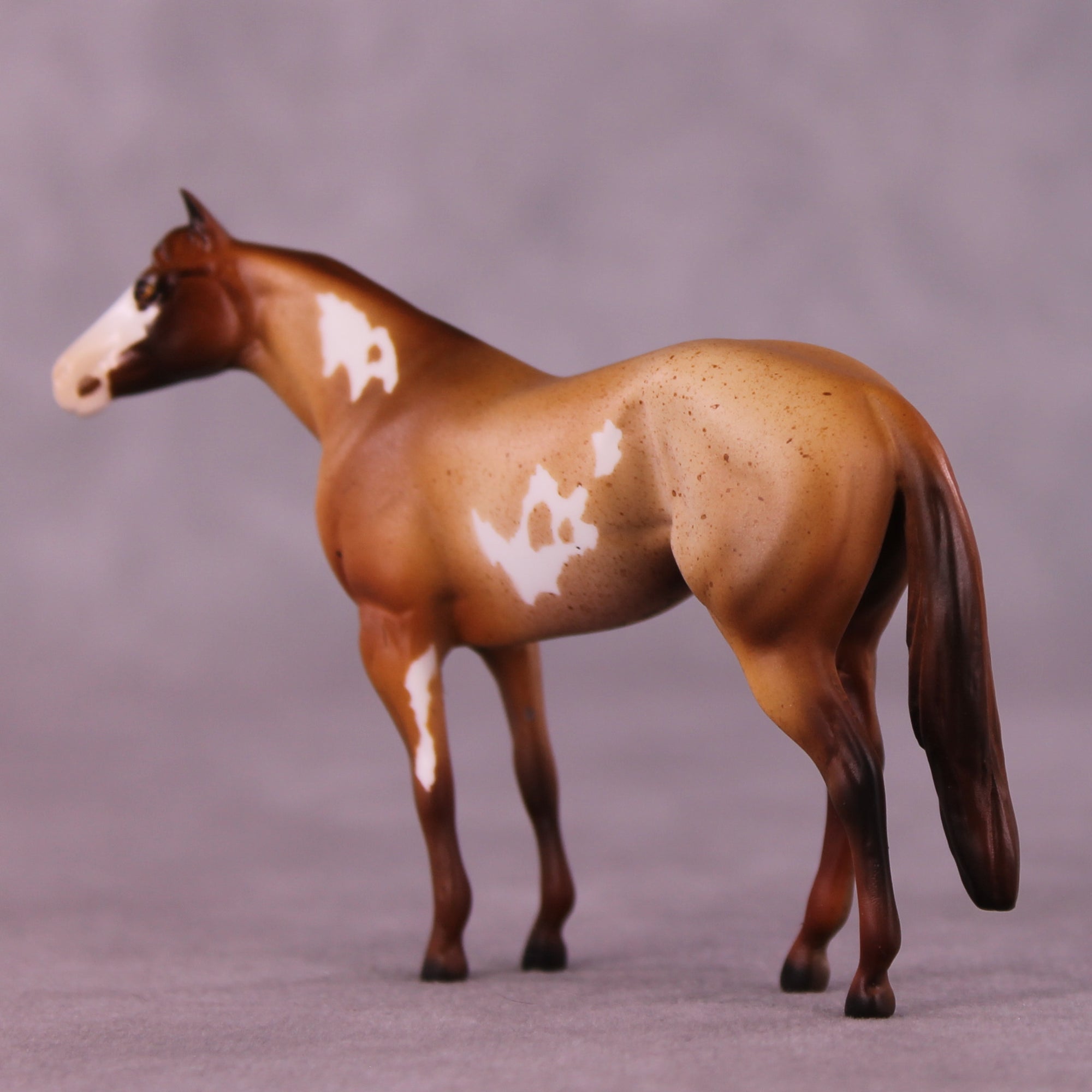 Polk OOAK Chip Stock Horse by Julie Keim Special Chip Drop