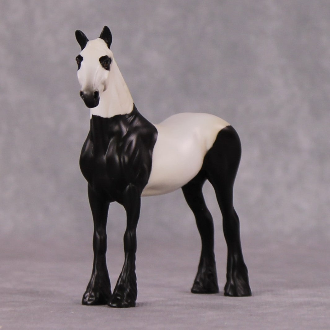 "Bamboo" LE-3 Giant Panda Inspired Draft Pony Chip By Jess Hamill - 2025 The Menagerie Series MS25