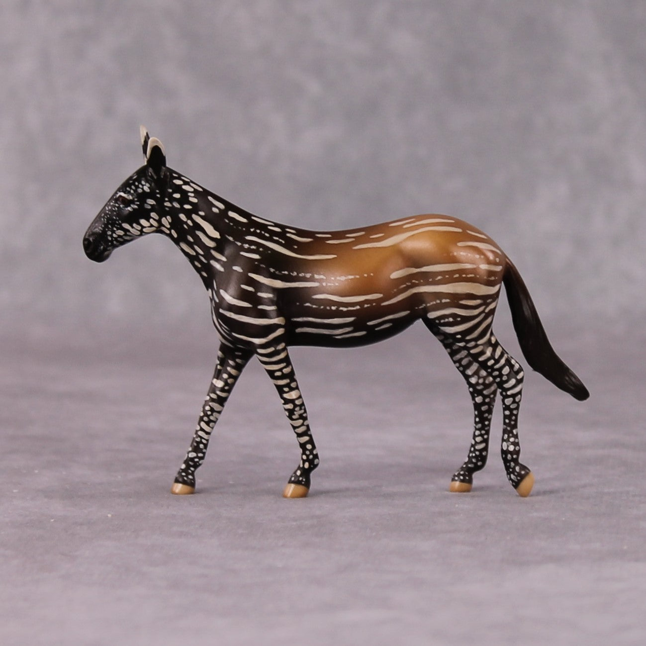 "Rainforest" LE-3 Malayan Tapir (Juvenile) Inspired Deco Mule Chip By Jess Hamill - 2025 The Menagerie Series MS25