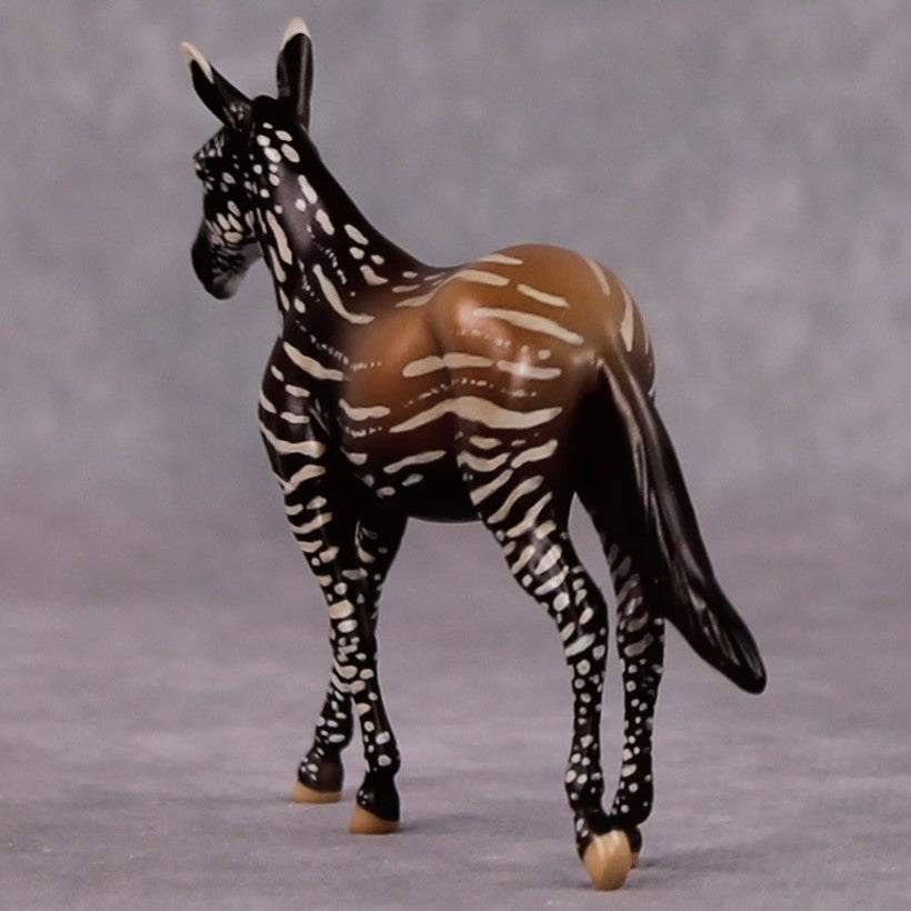 "Rainforest" LE-3 Malayan Tapir (Juvenile) Inspired Deco Mule Chip By Jess Hamill - 2025 The Menagerie Series MS25