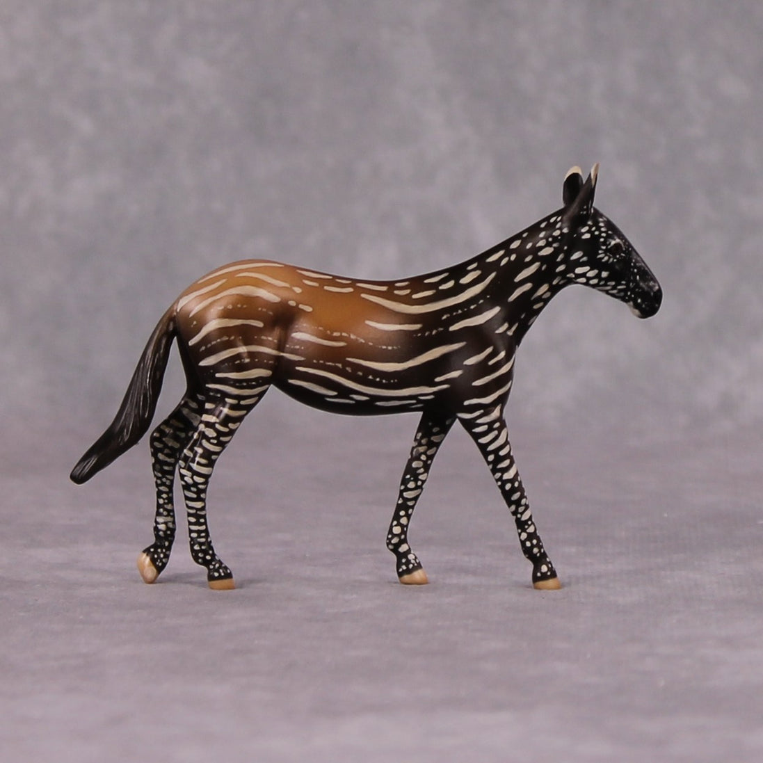 "Rainforest" LE-3 Malayan Tapir (Juvenile) Inspired Deco Mule Chip By Jess Hamill - 2025 The Menagerie Series MS25