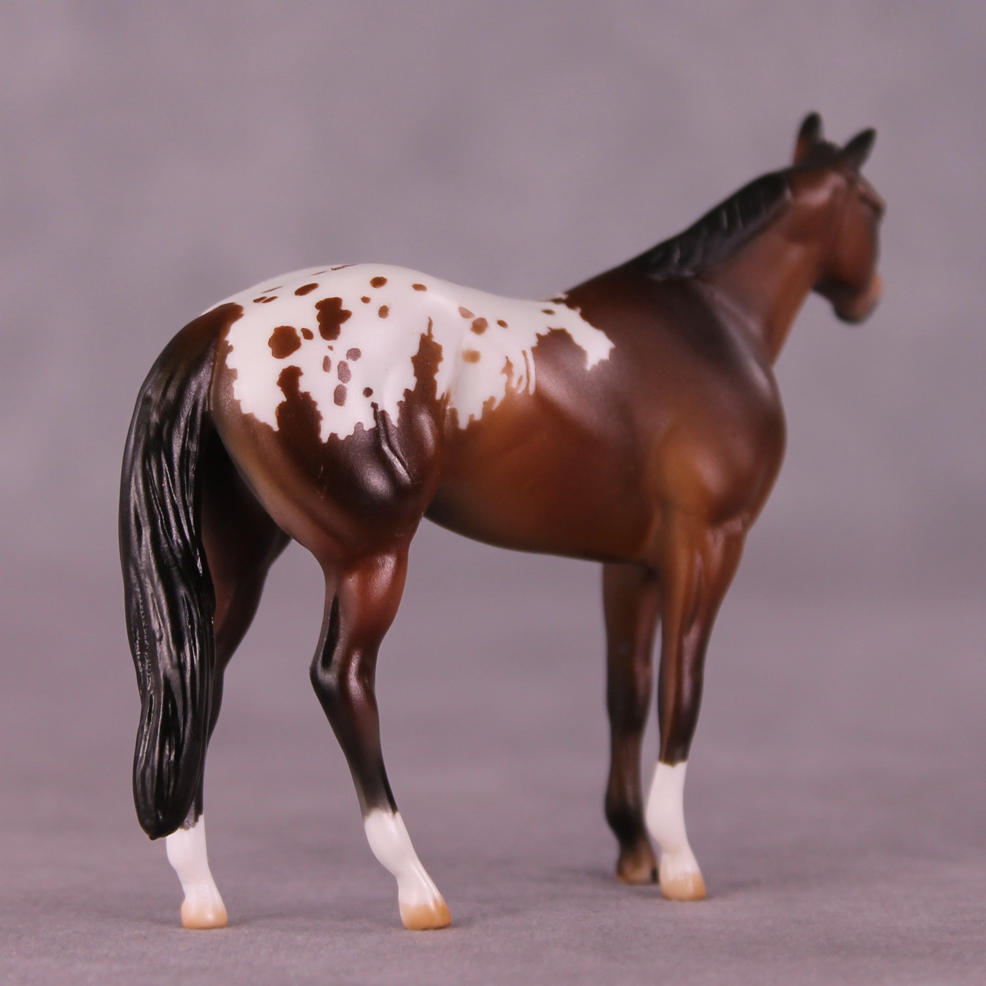 Sherman OOAK Chip Stock Horse by Julie Keim Special Chip Drop