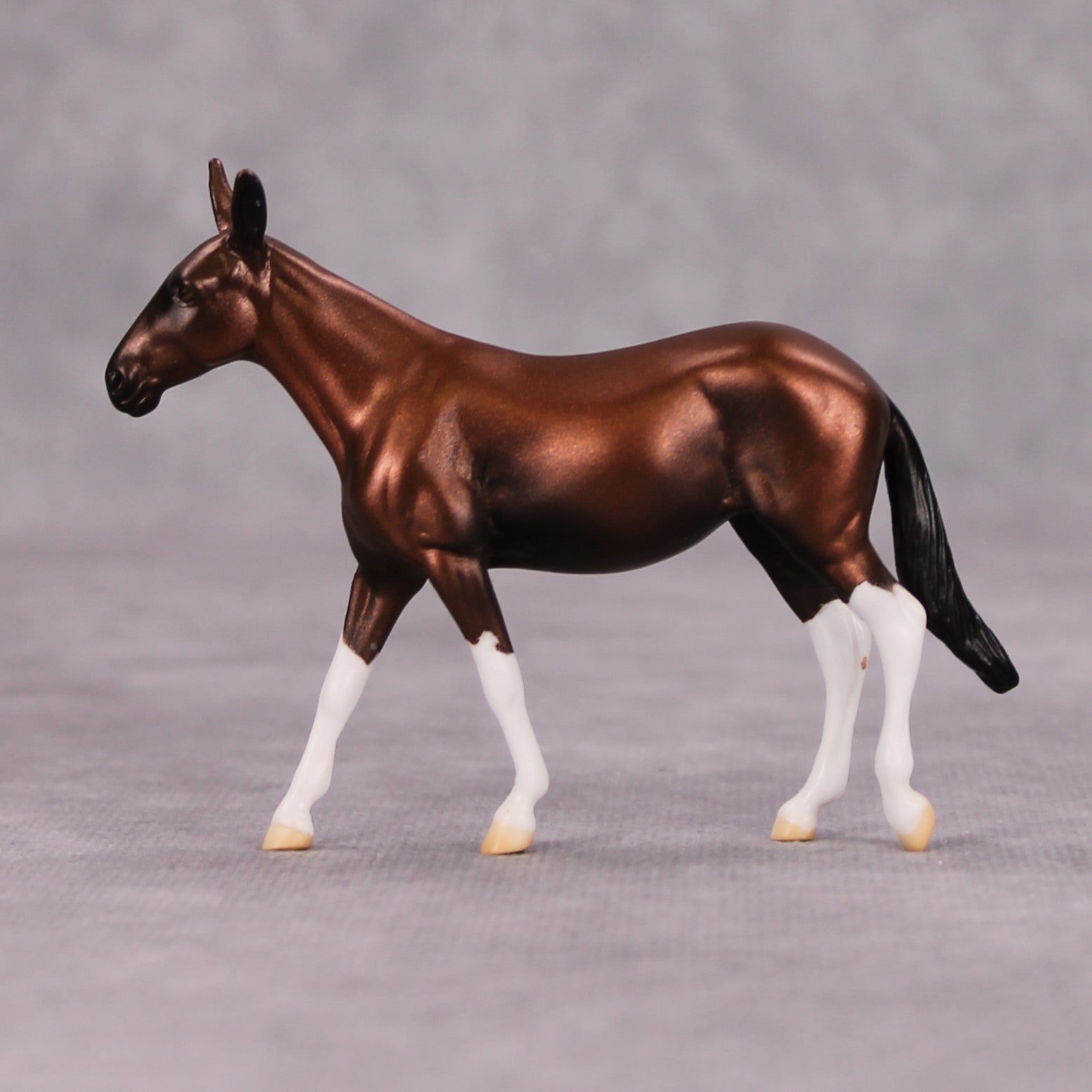 The Great War OOAK Copper Chestnut Deco Mule Chip By Jamie Adamson MM24