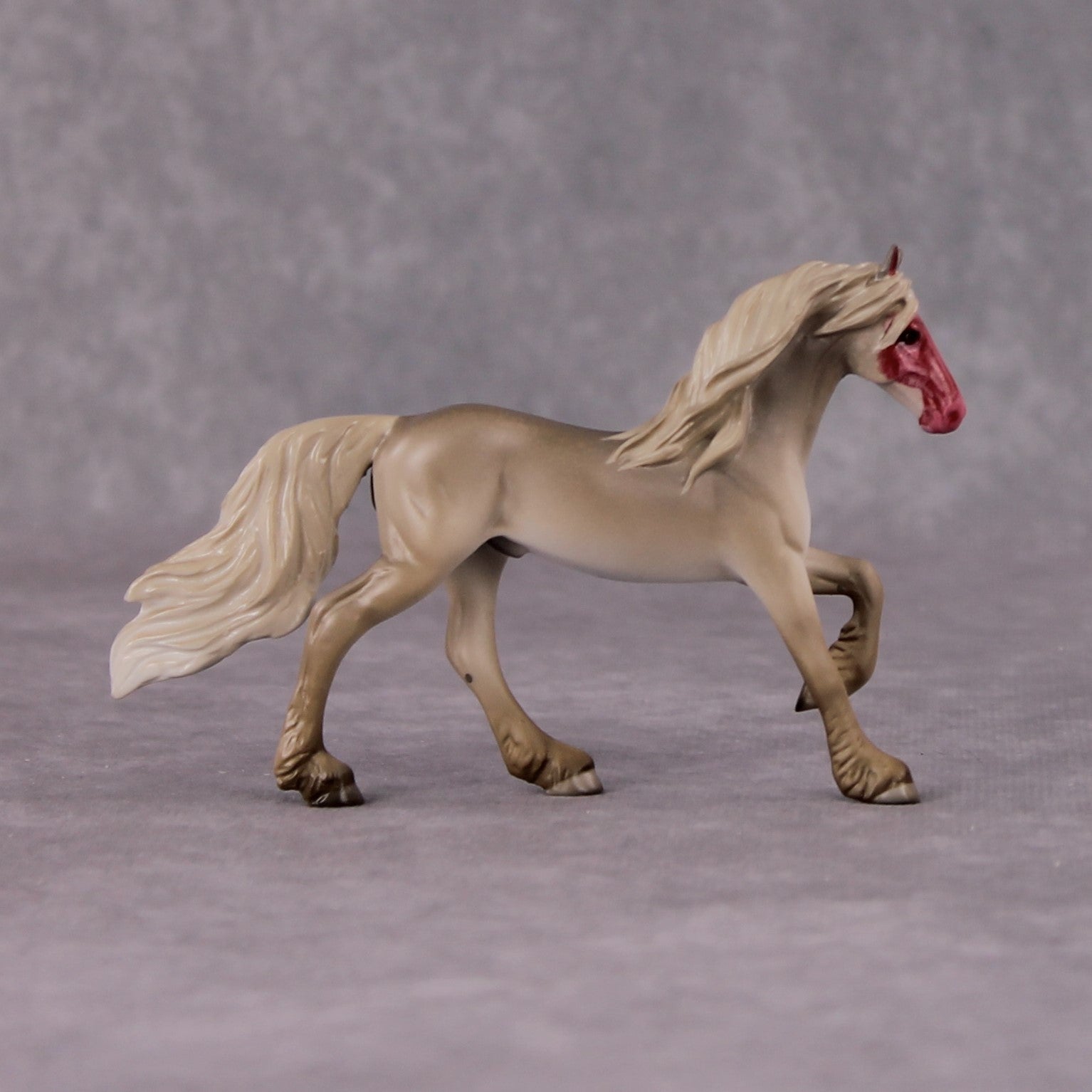 "Saru" LE-3 Japanese Macaque Inspired Deco Friesian Chip By Jess Hamill - 2025 The Menagerie Series MS25