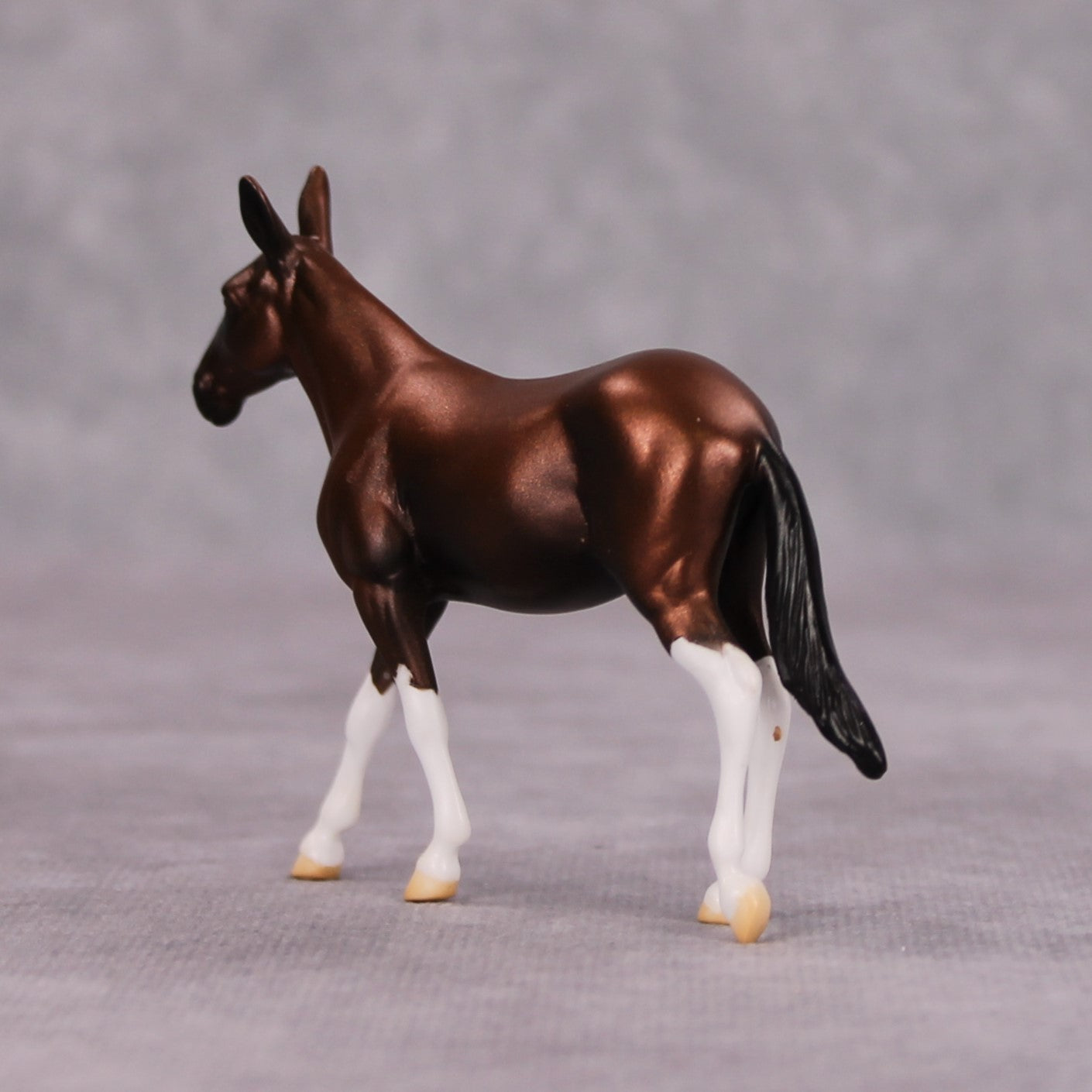 The Great War OOAK Copper Chestnut Deco Mule Chip By Jamie Adamson MM24