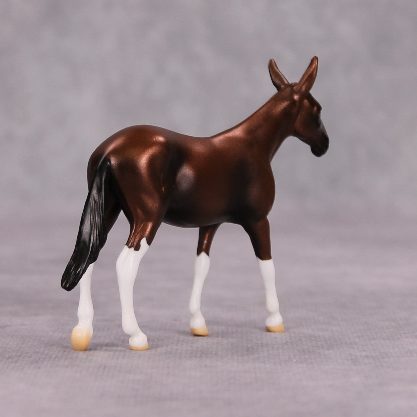 The Great War OOAK Copper Chestnut Deco Mule Chip By Jamie Adamson MM24