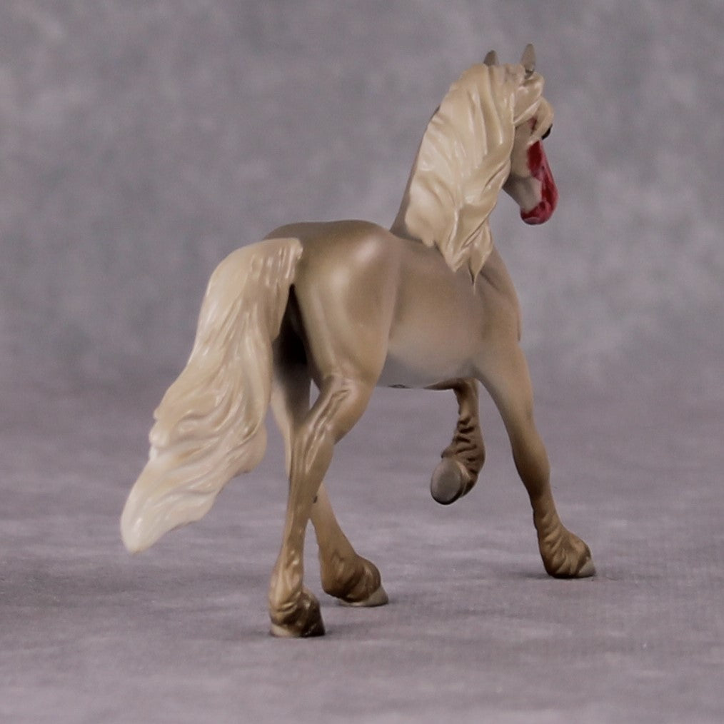 "Saru" LE-3 Japanese Macaque Inspired Deco Friesian Chip By Jess Hamill - 2025 The Menagerie Series MS25