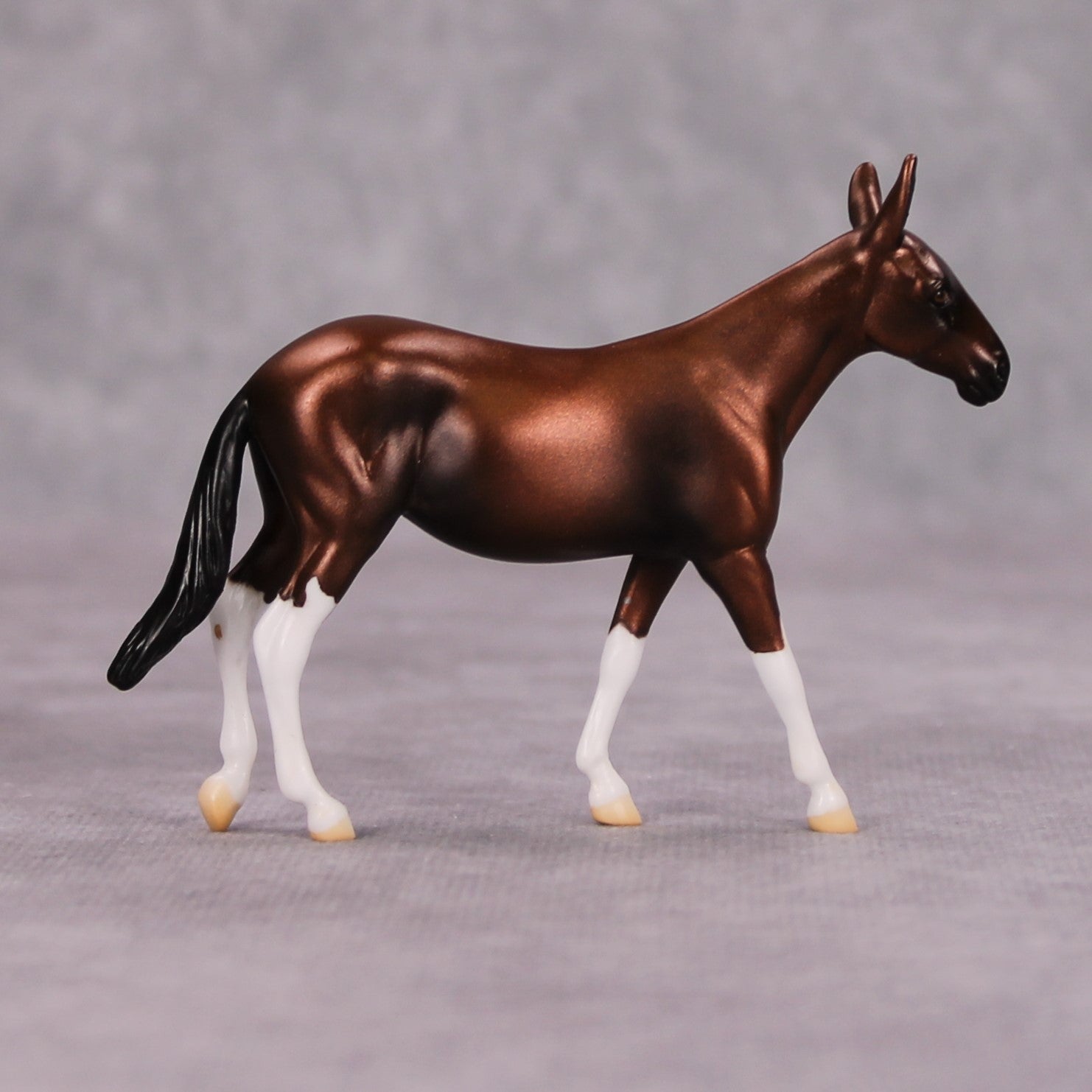 The Great War OOAK Copper Chestnut Deco Mule Chip By Jamie Adamson MM24