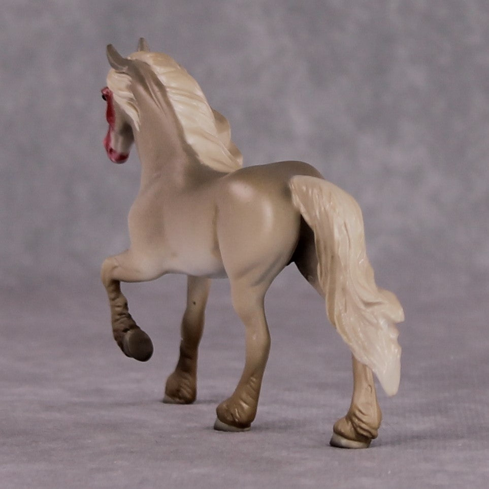"Saru" LE-3 Japanese Macaque Inspired Deco Friesian Chip By Jess Hamill - 2025 The Menagerie Series MS25